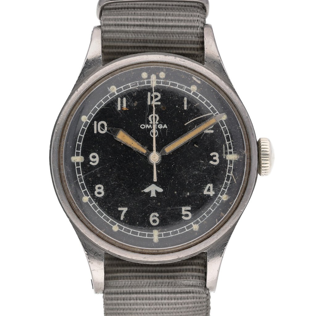 Omega Military Broad Arrow 6B/542 at Sonning Vintage Watches