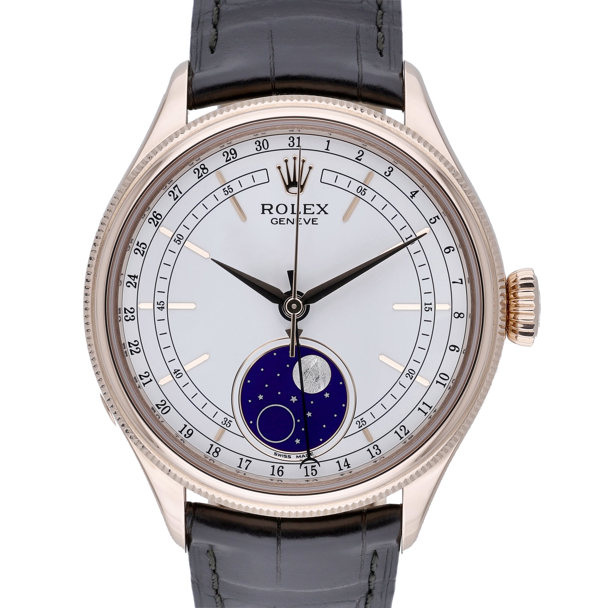 Rolex Cellini 50535 White Dial at Sonning Vintage Watches