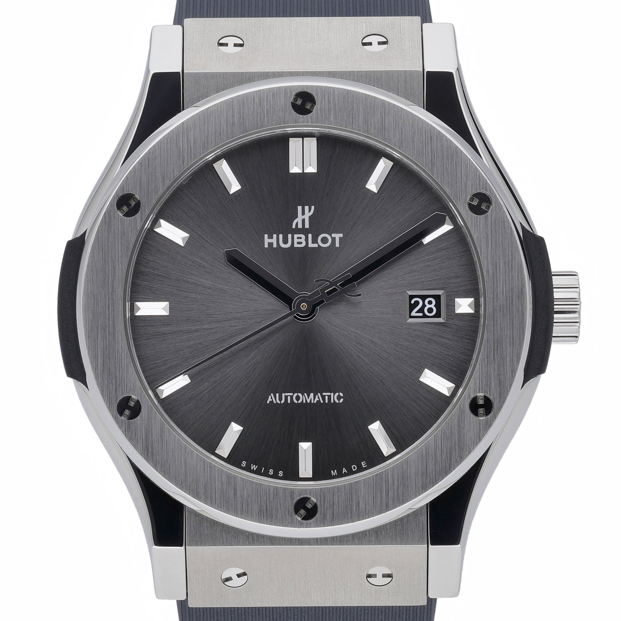 Hublot Classic Fusion  Racing Grey 542.NX.7071.RX Dark Grey Dial at Sonning Vintage Watches
