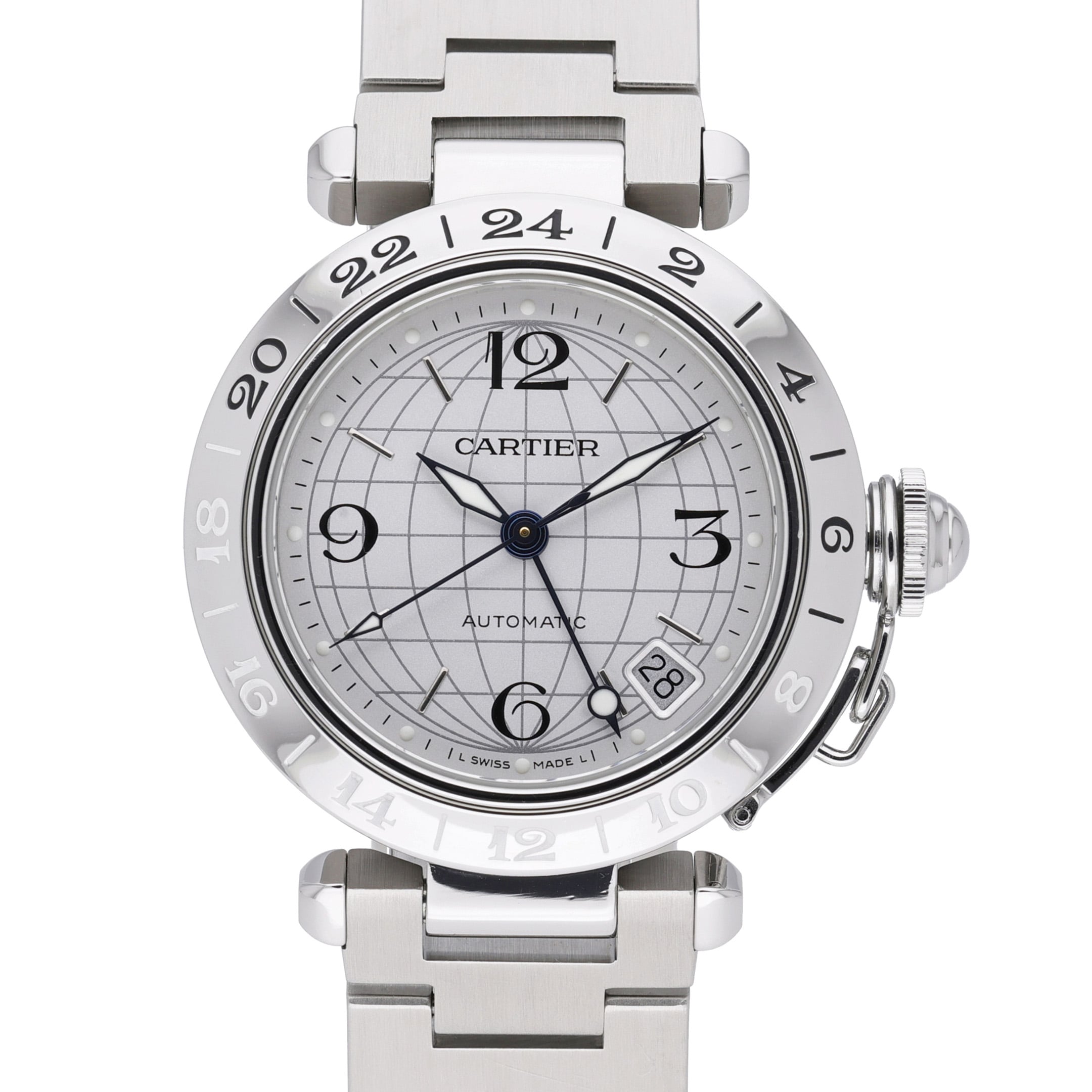 Cartier Pasha 2377 Silver Dial at Sonning Vintage Watches