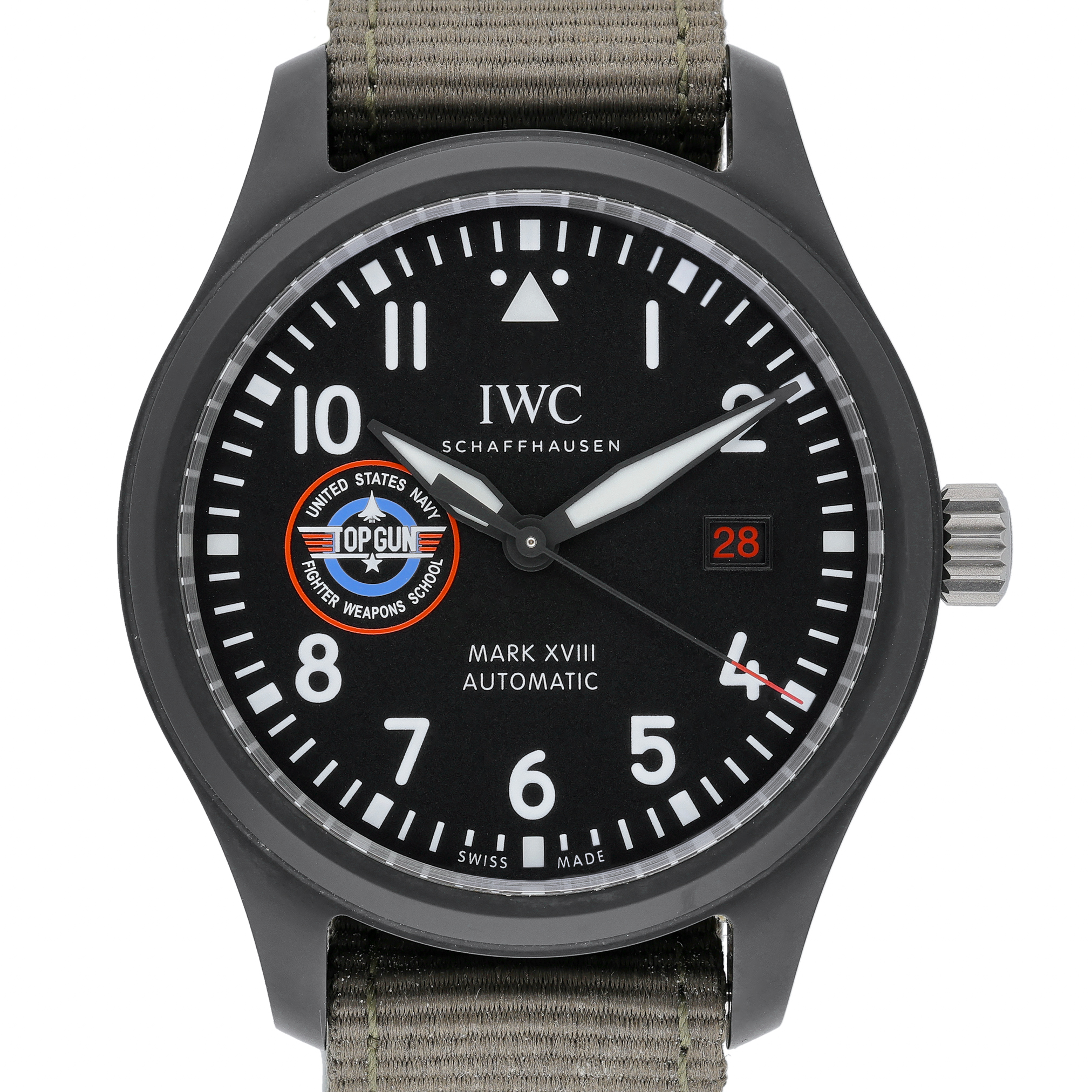 Iwc Pilot Mark IW324712 Black Dial at Sonning Vintage Watches