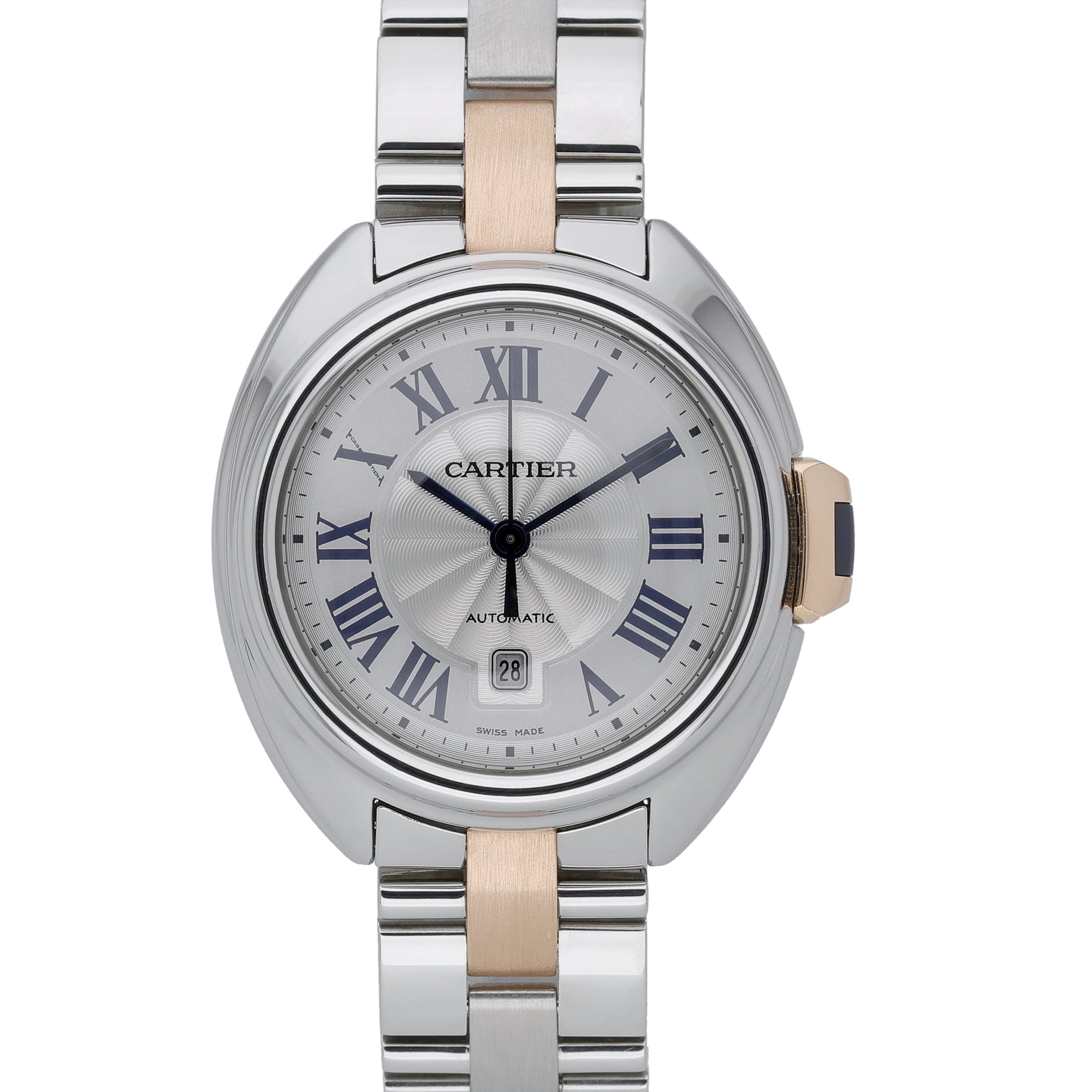 Cartier Clé De Cartier 3867 Silver Dial at Sonning Vintage Watches