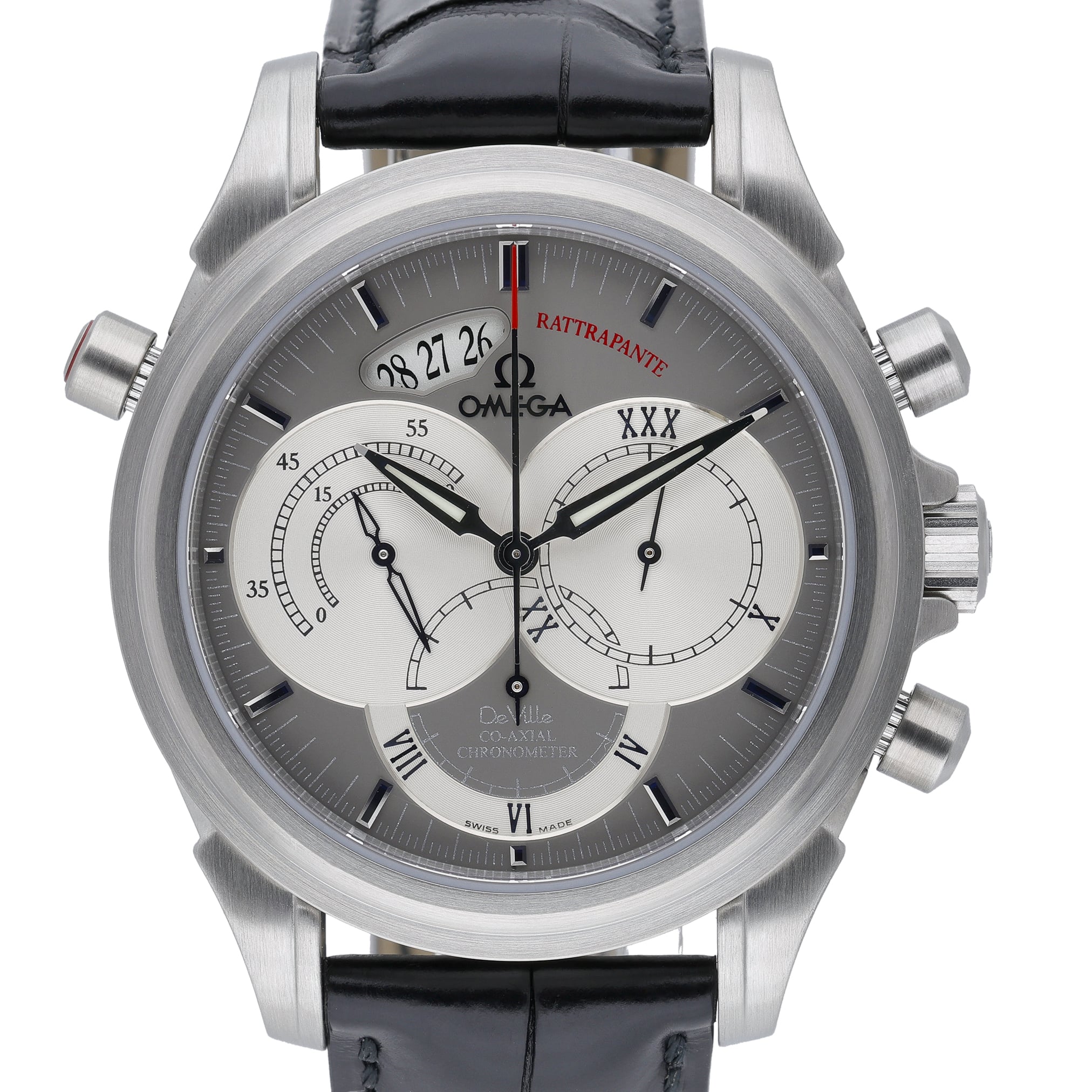 Omega De Ville Co-Axial 4848.40.31 Grey Dial at Sonning Vintage Watches