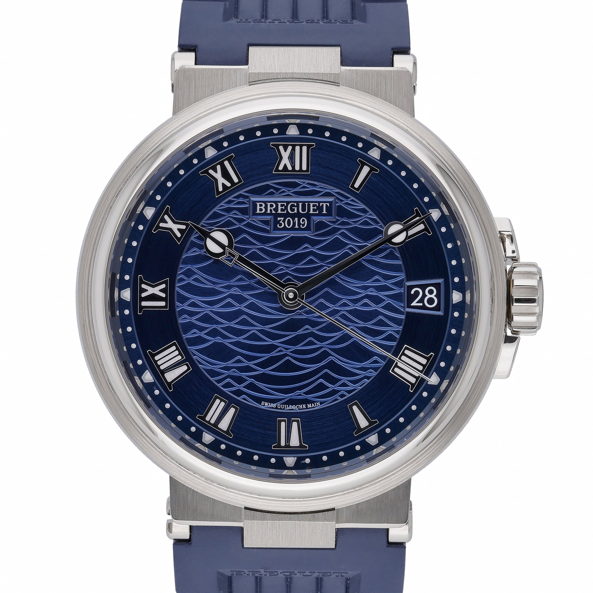 Breguet Marine 5517BBY29ZU Blue Dial at Sonning Vintage Watches