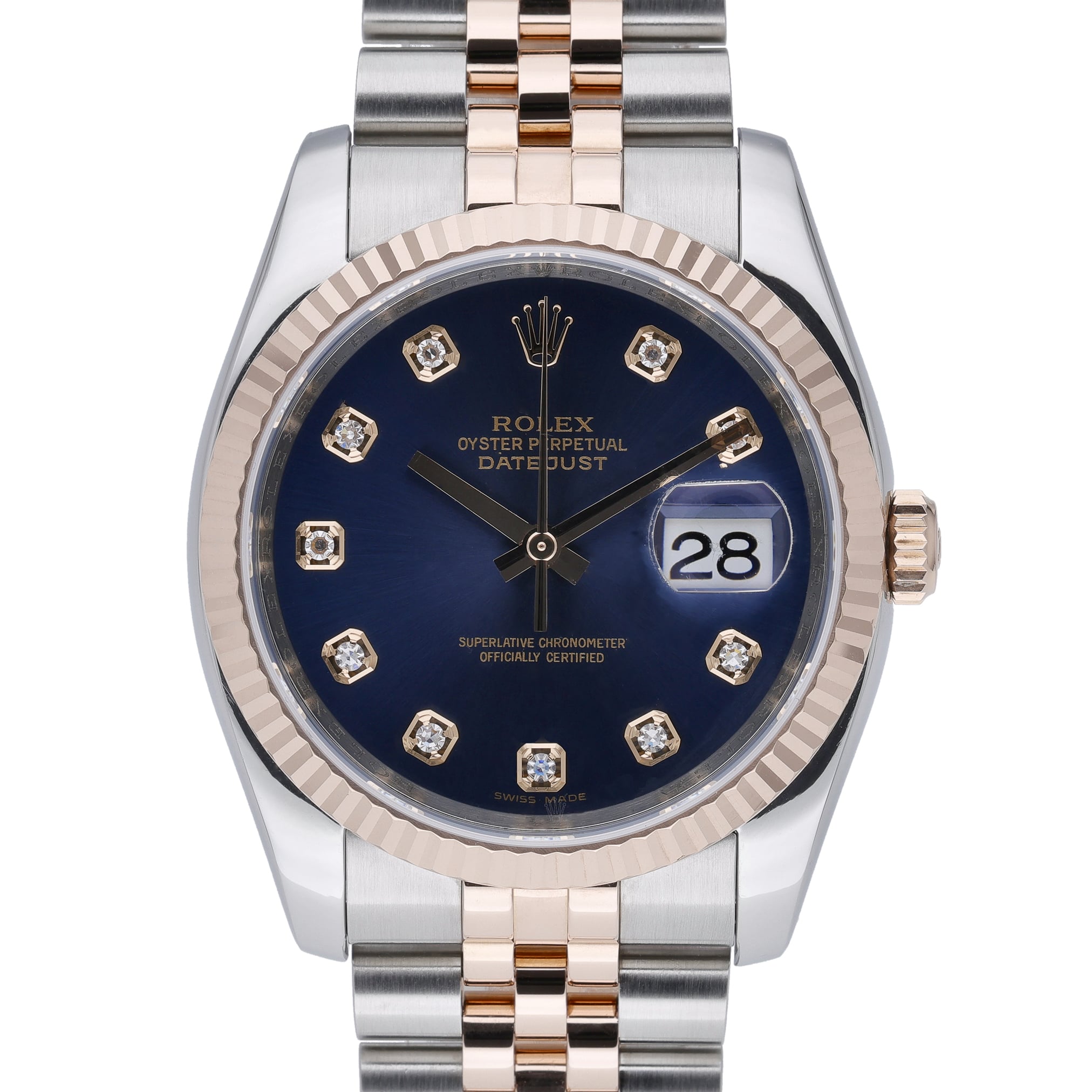 Rolex Datejust 116231 Blue Dial at Sonning Vintage Watches