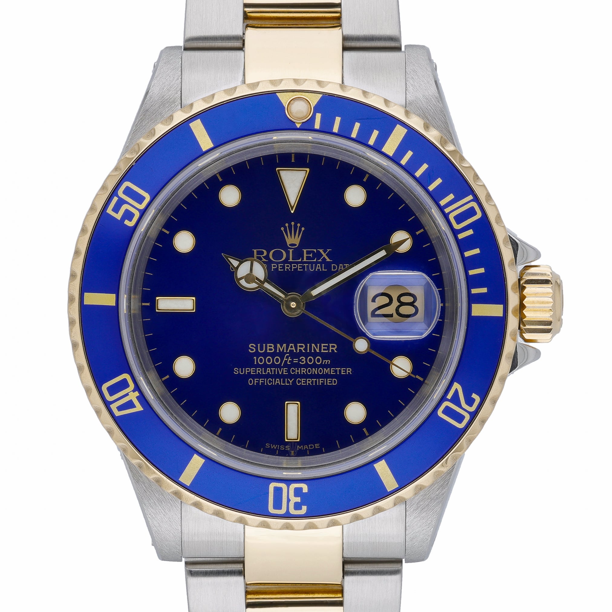Rolex Submariner 16613 Blue Dial at Sonning Vintage Watches