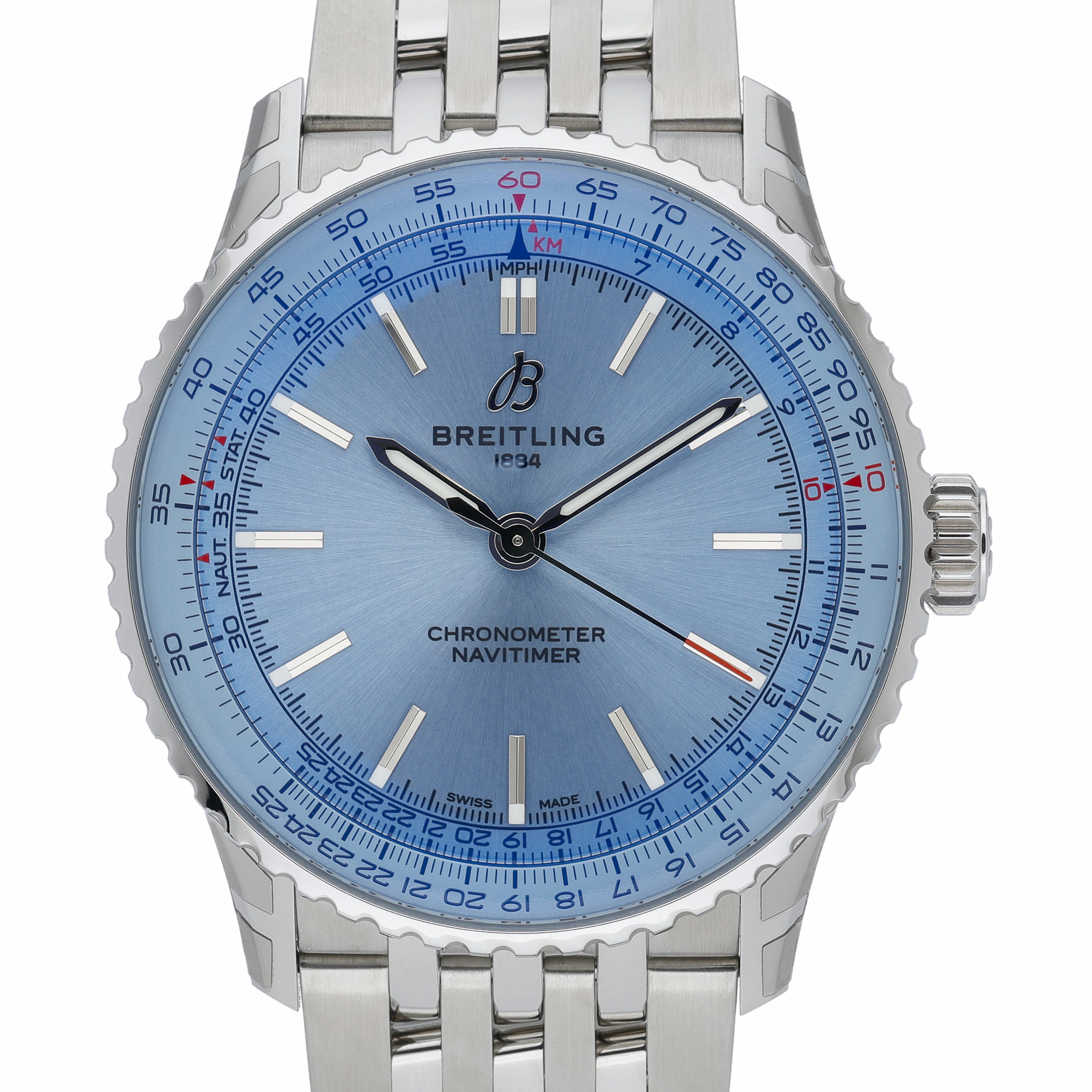 Breitling Navitimer A17329 Blue Dial at Sonning Vintage Watches