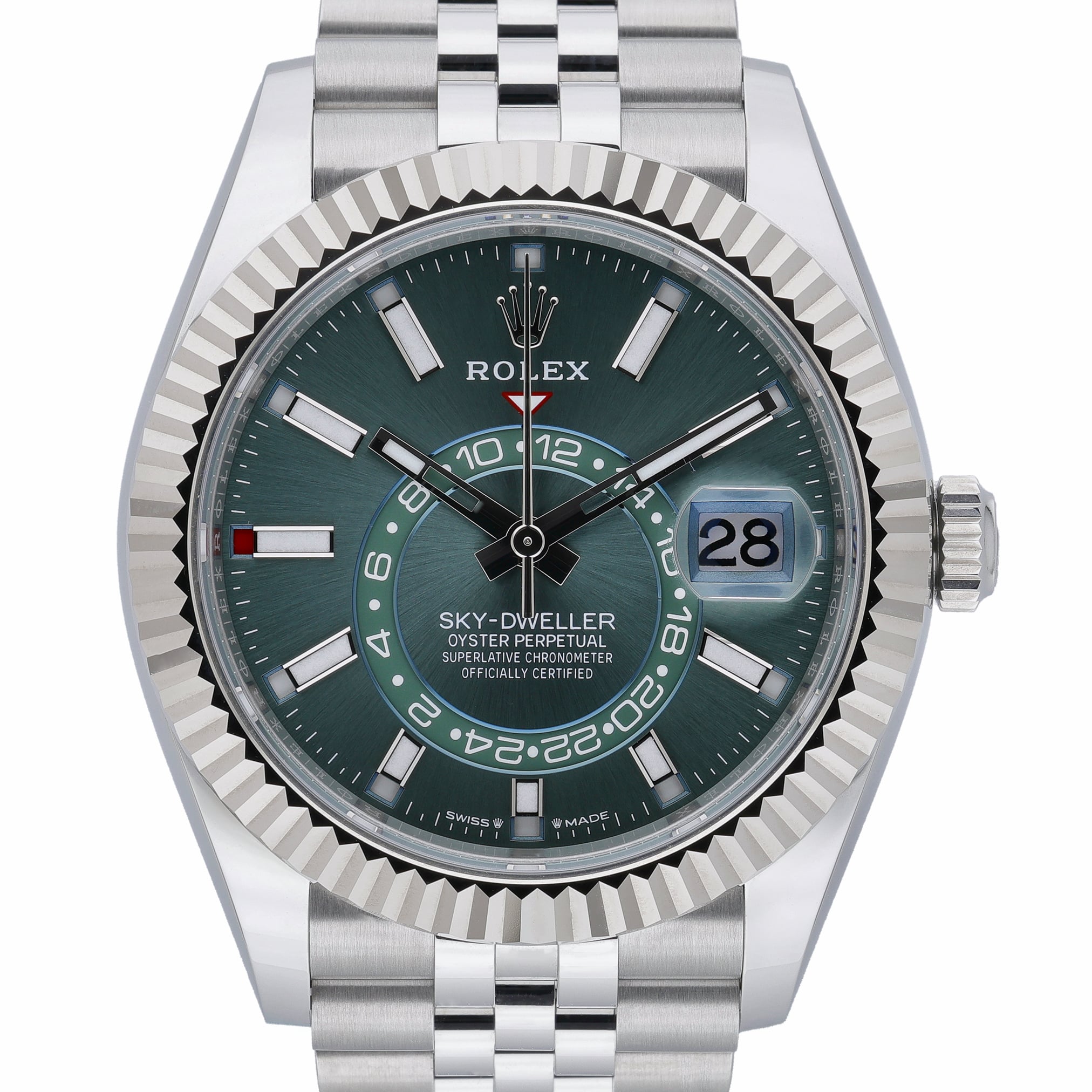 Rolex Skydweller 336934 Green Dial at Sonning Vintage Watches