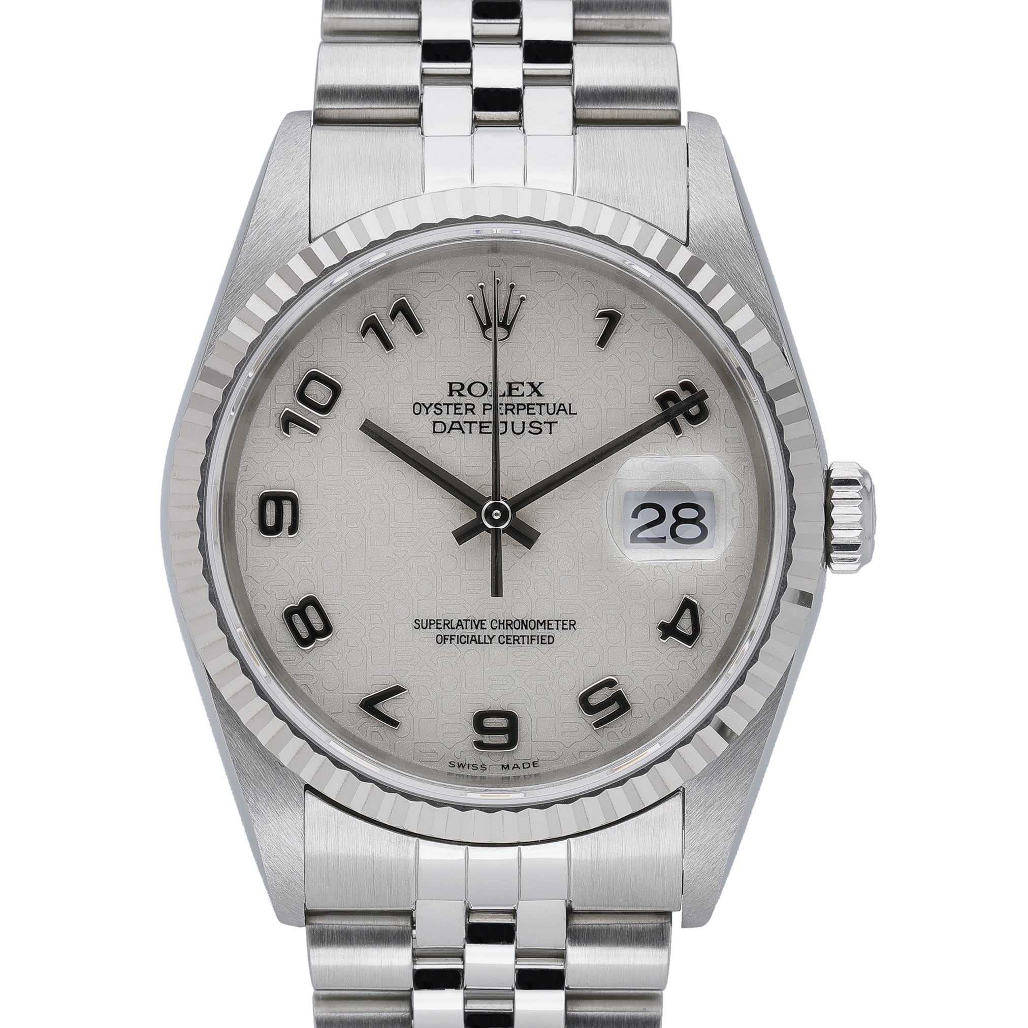 Rolex Datejust 16234 White Dial at Sonning Vintage Watches