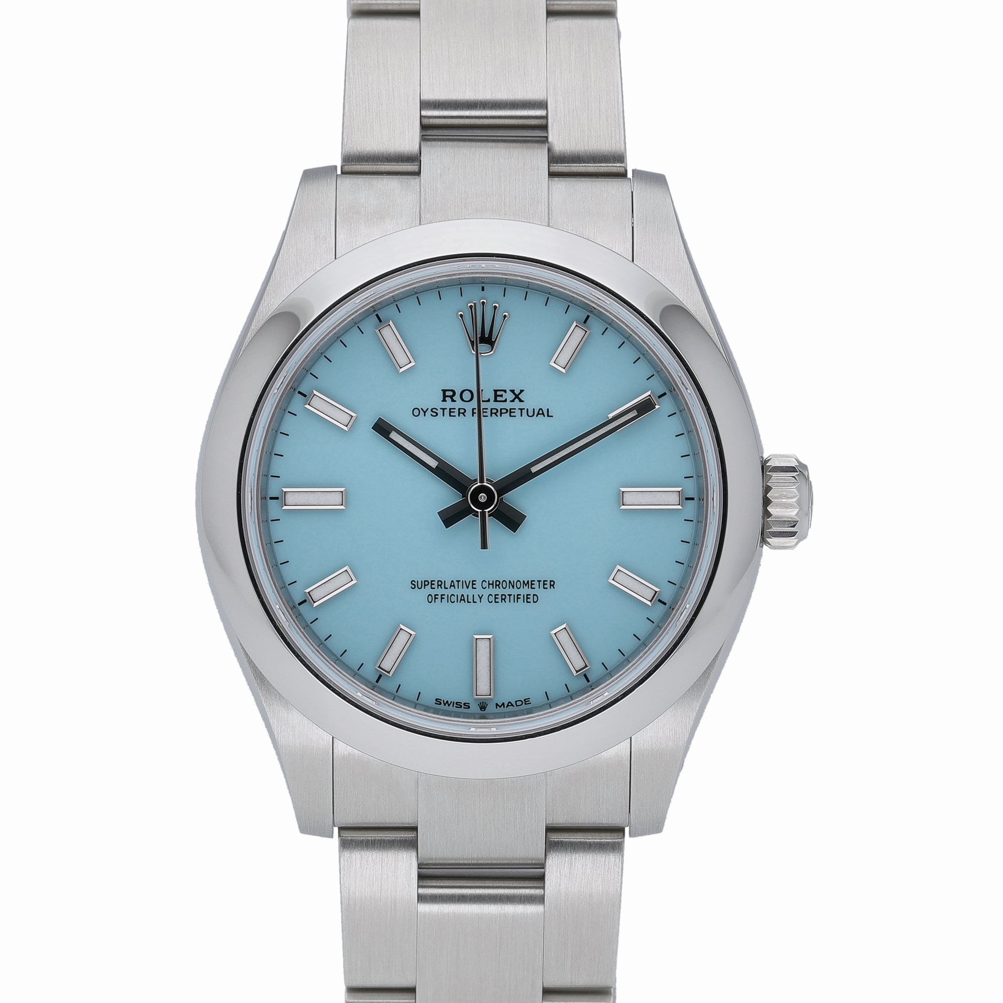 Rolex Oyster Perpetual 31 277200 Turquoise Dial at Sonning Vintage Watches