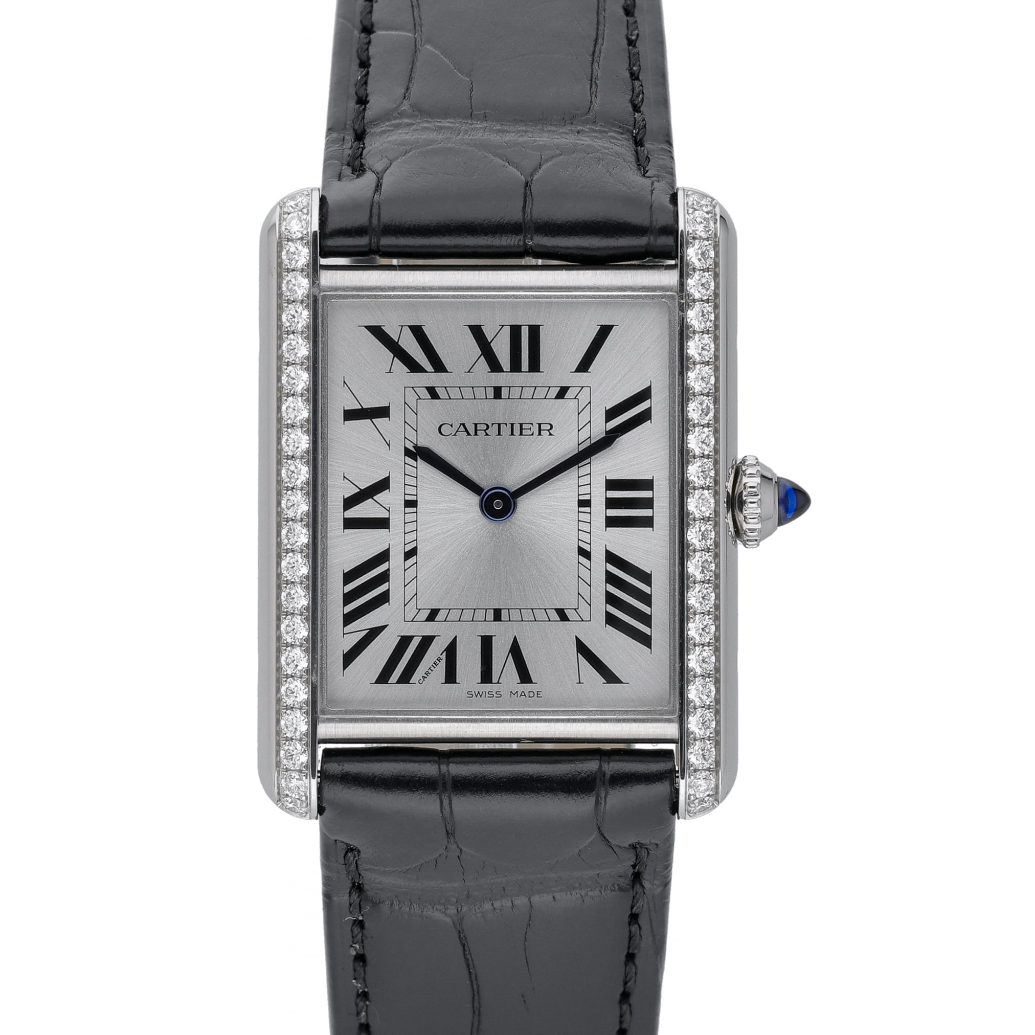 Cartier Tank Must W4TA0017 Silver Dial at Sonning Vintage Watches