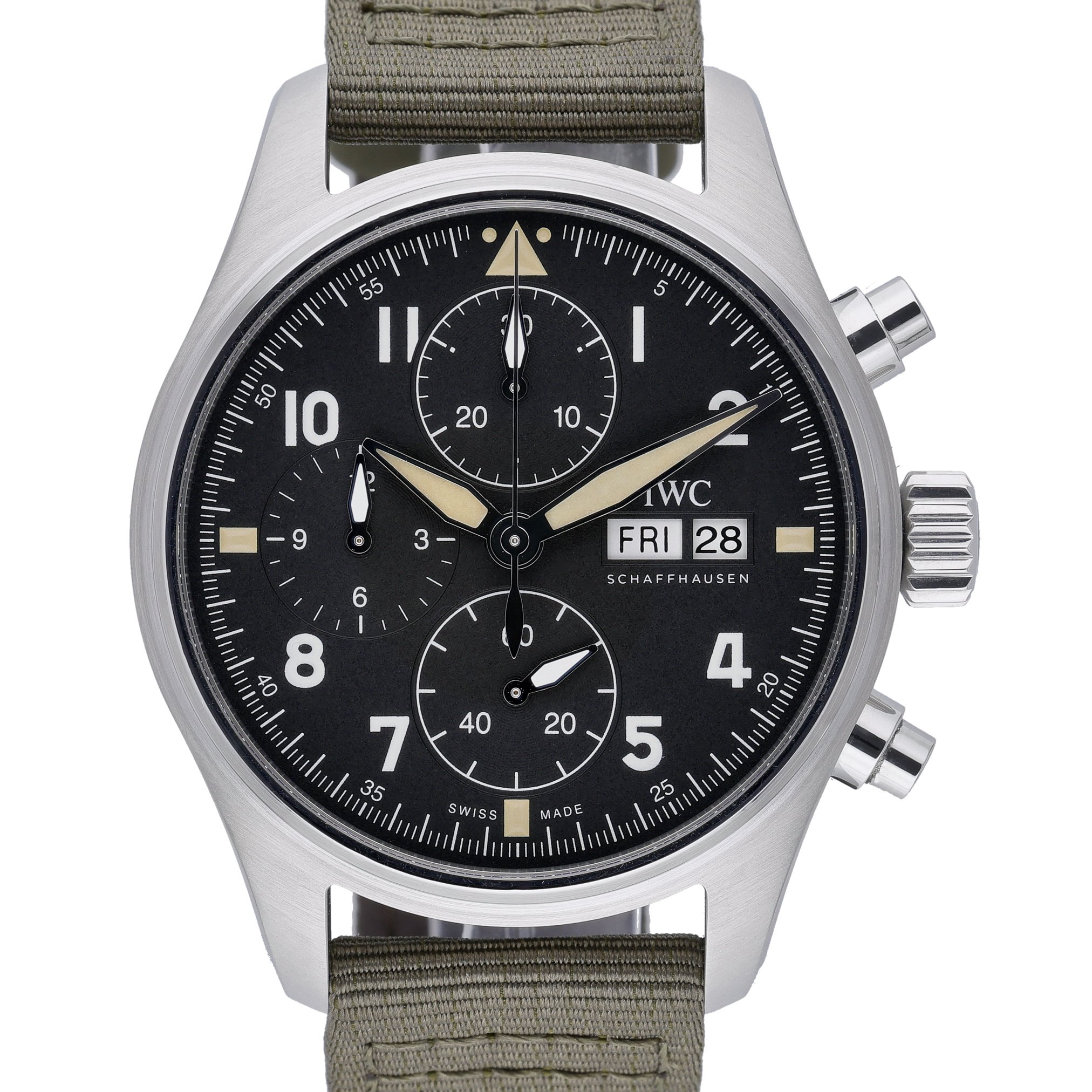 Iwc Pilot Spitfire Chronograph at Sonning Vintage Watches