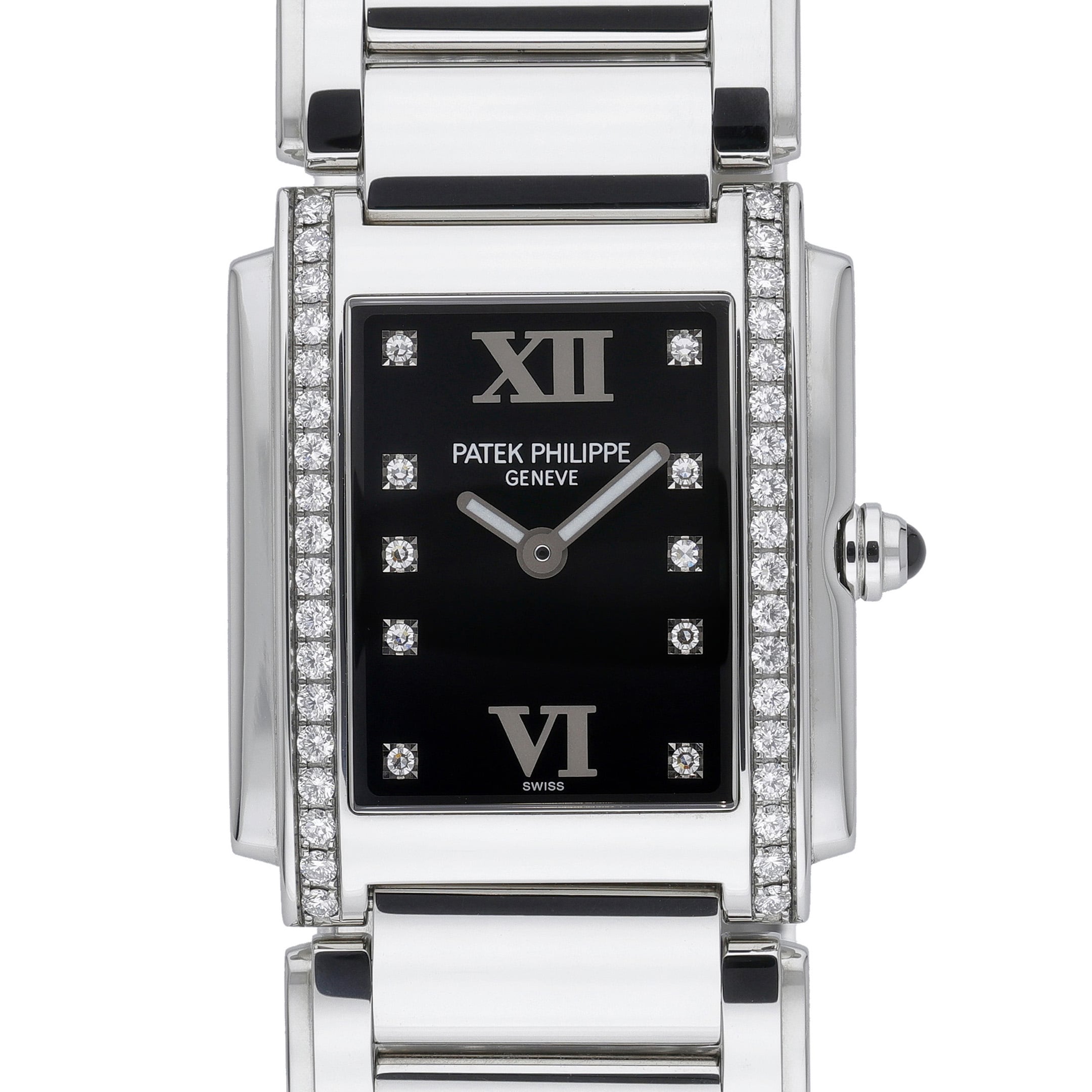 Patek Philippe Twenty-4 4910/10A-001 Black Dial at Sonning Vintage Watches