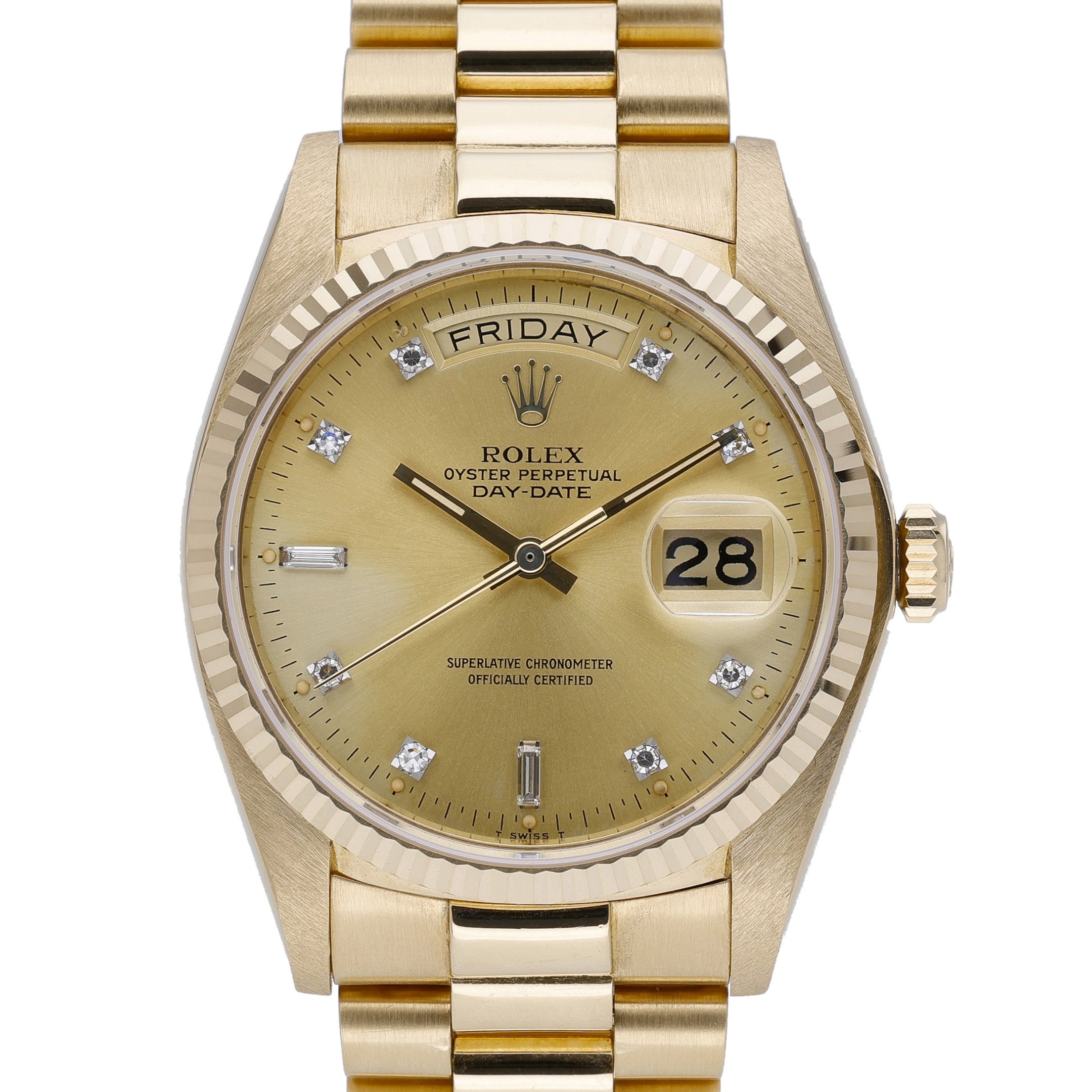 Rolex Day-Date 18038 Champagne Dial at Sonning Vintage Watches