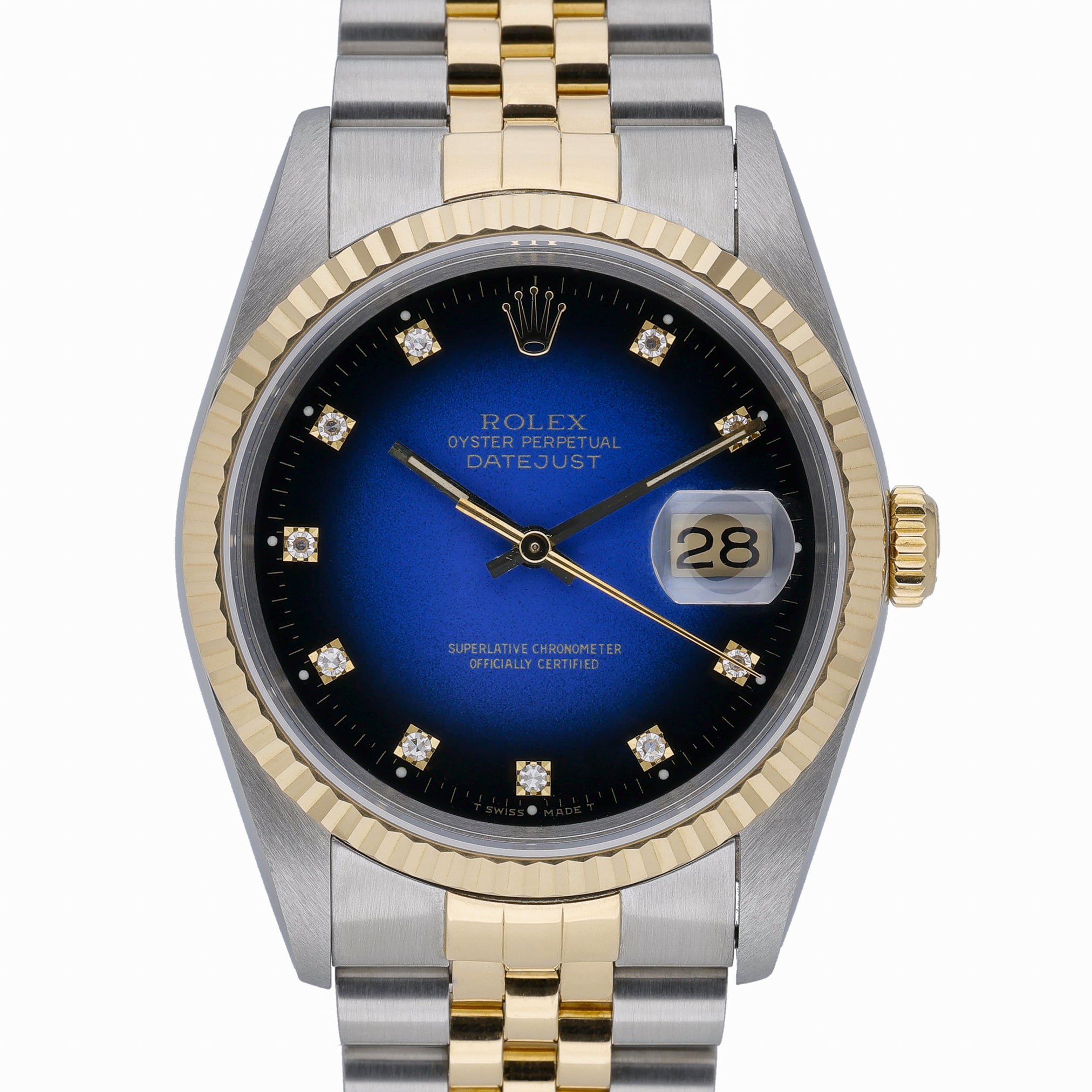 Rolex Datejust 16233 Blue Dial at Sonning Vintage Watches