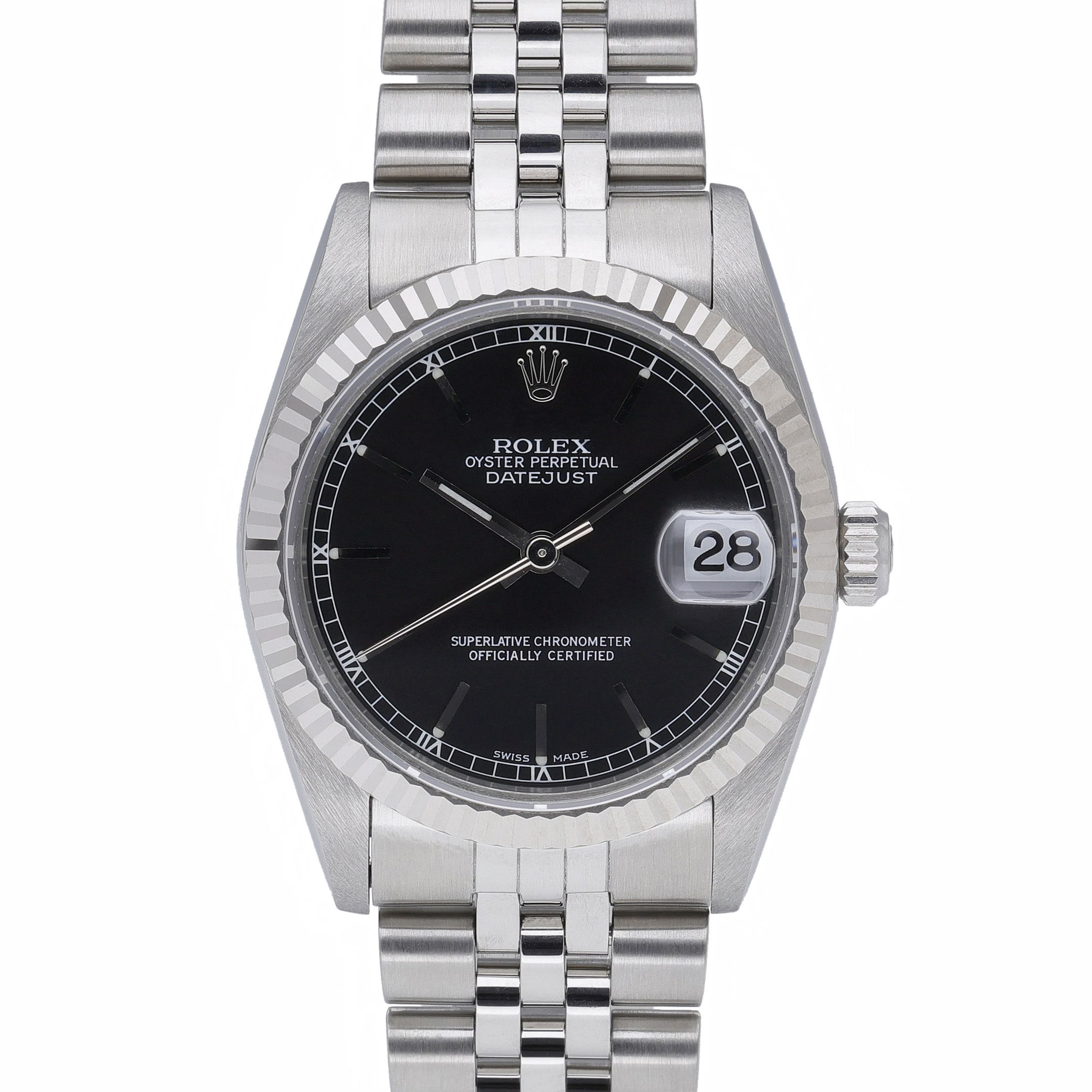 Rolex Datejust 78274 Black Dial at Sonning Vintage Watches
