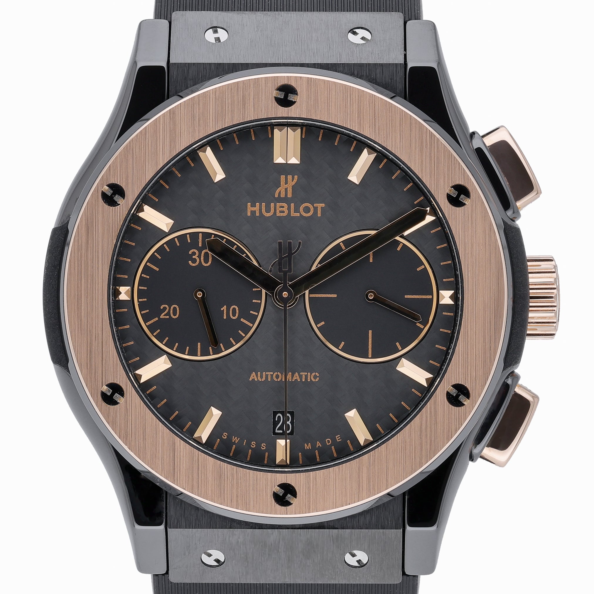 Hublot Classic Fusion Chronograph 521.CO.1781.RX Black Dial at Sonning Vintage Watches