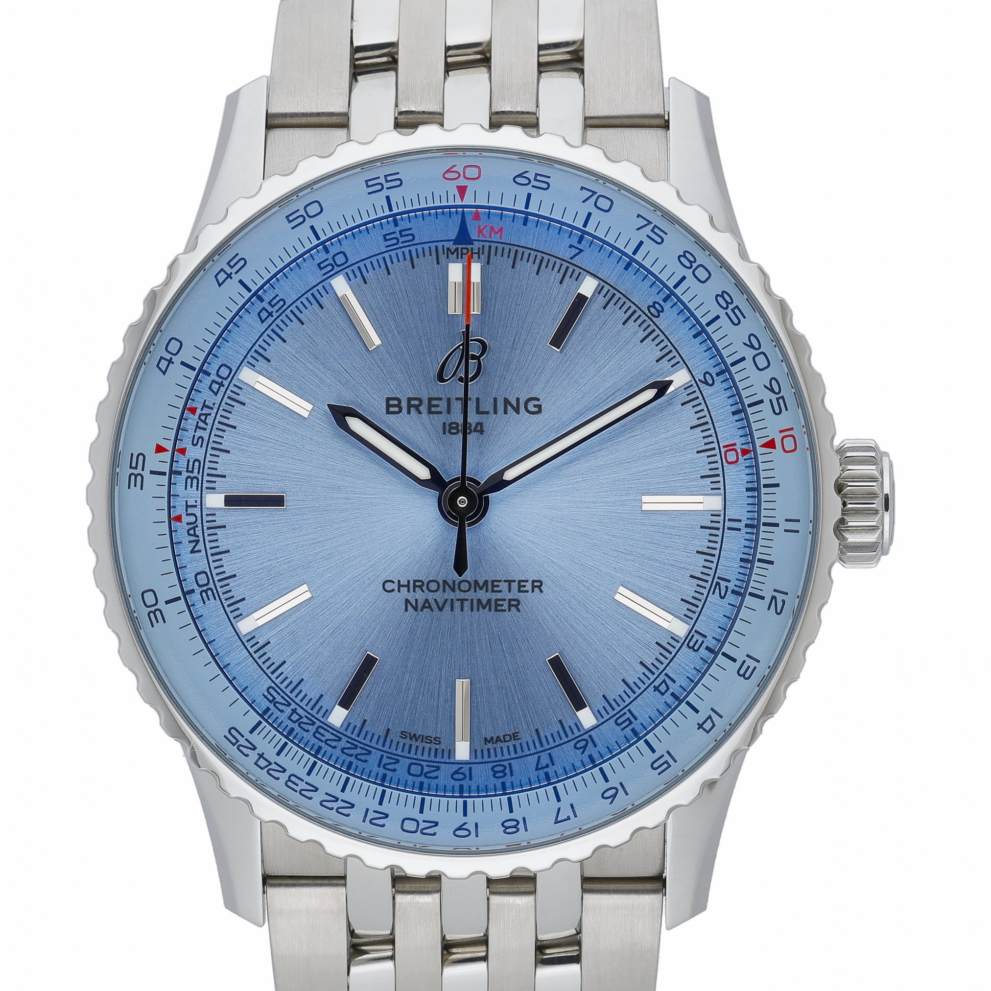 Breitling Navitimer A17329 Blue Dial at Sonning Vintage Watches