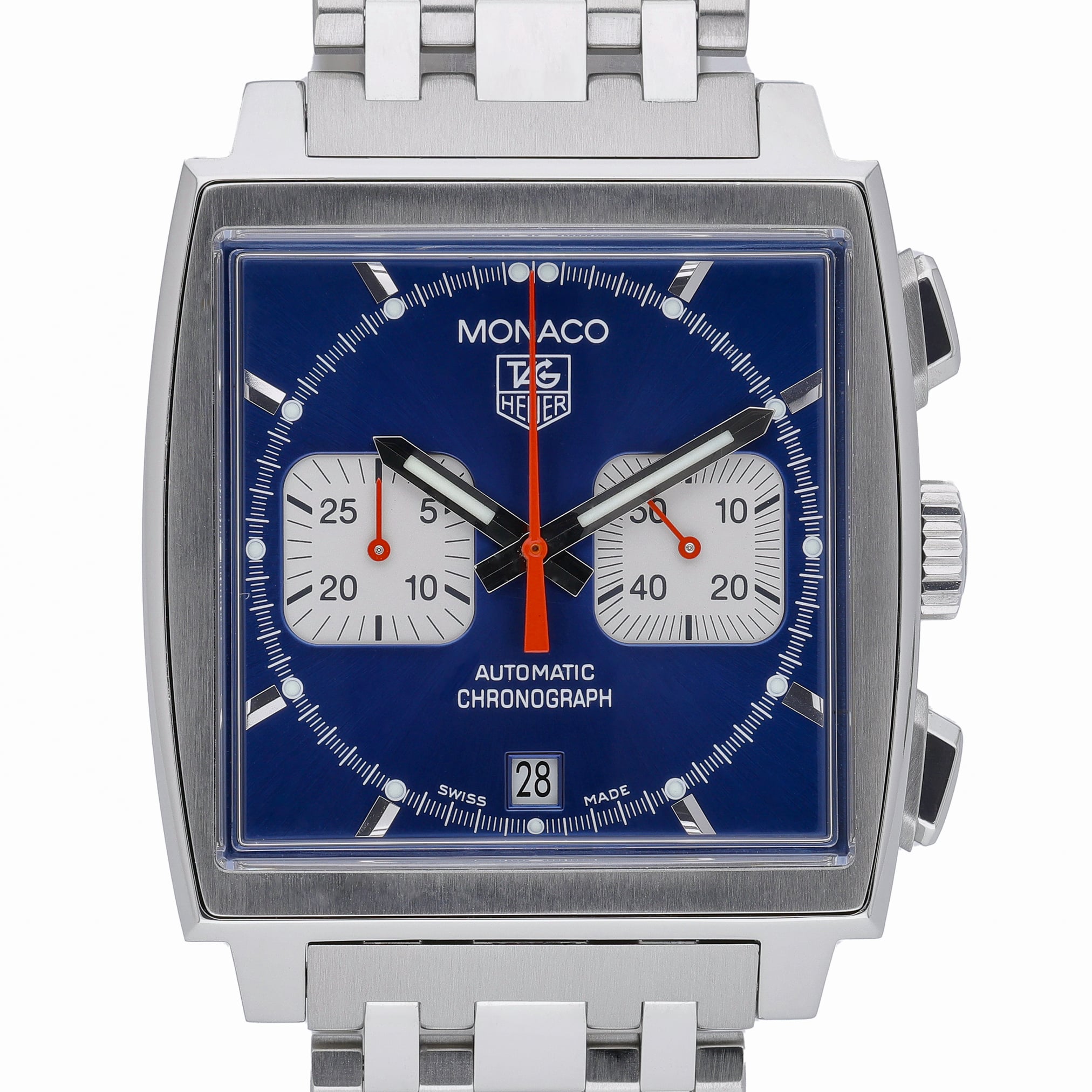 Tag Heuer Monaco CW2113-0 Blue Dial at Sonning Vintage Watches