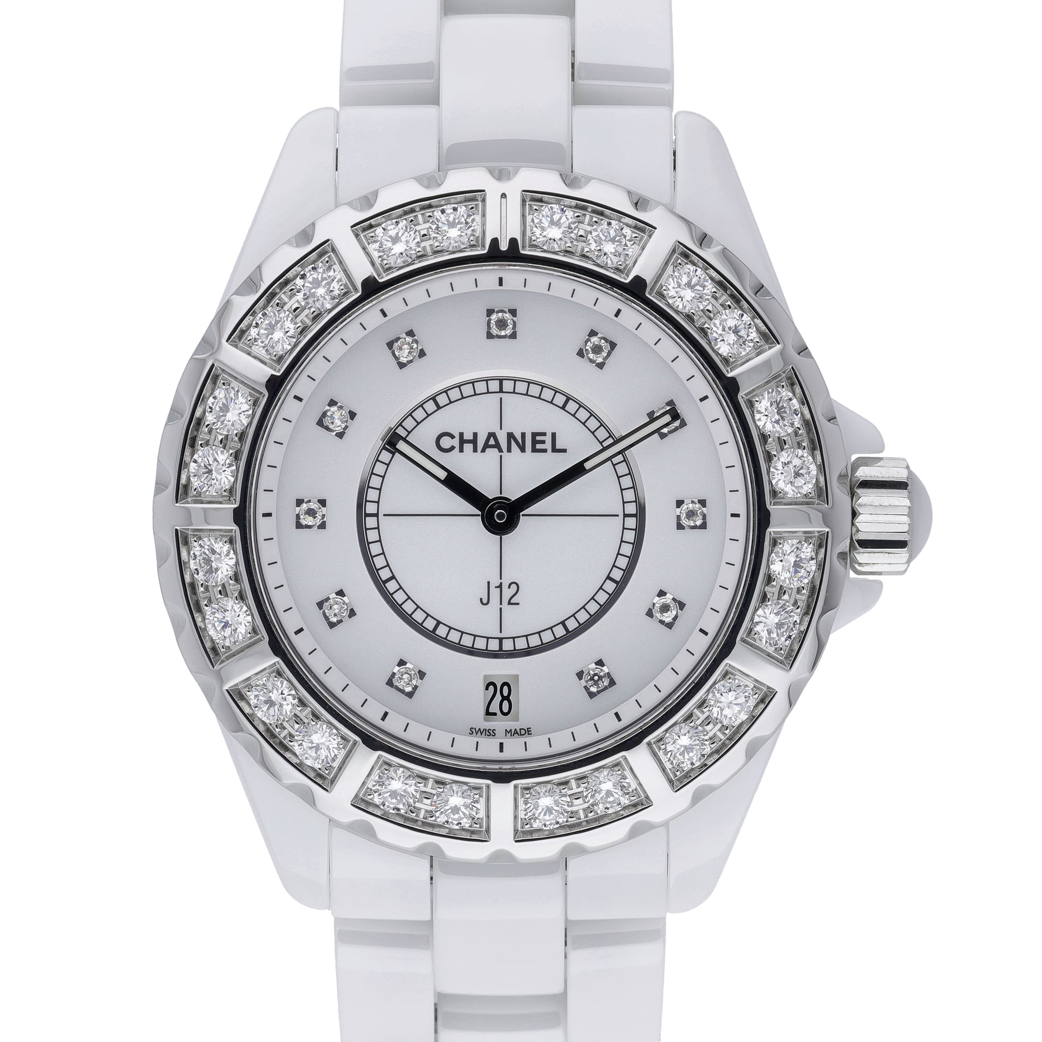 Chanel J12 H2430 White Dial at Sonning Vintage Watches