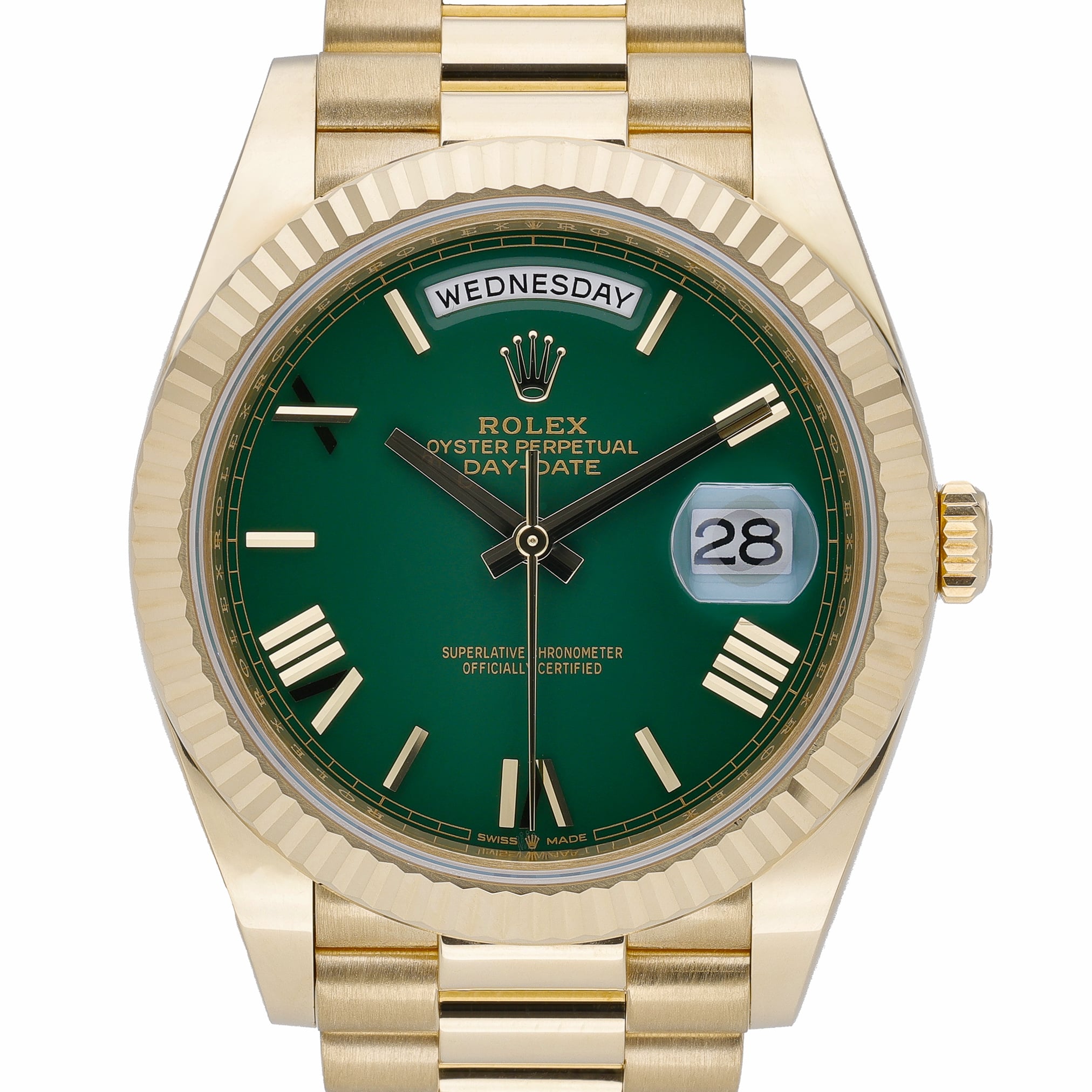 Rolex Day-Date 40 228238 Green Dial at Sonning Vintage Watches