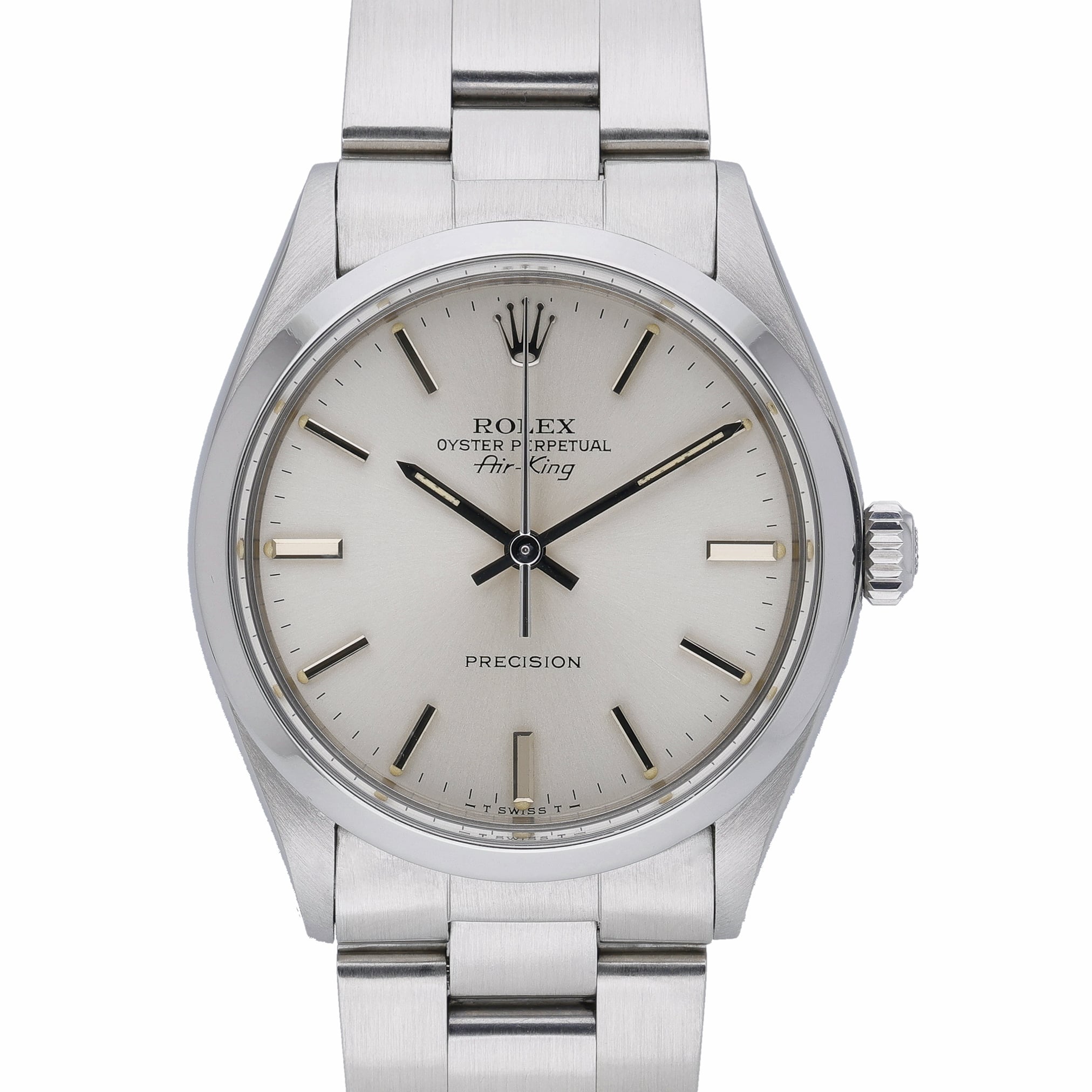 Rolex Air-King 5500 Silver Dial at Sonning Vintage Watches
