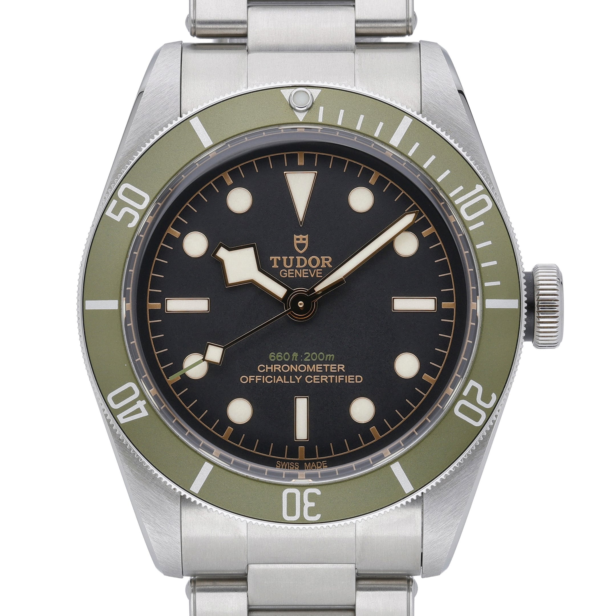 Tudor Black Bay Harrods 79230G Black Dial at Sonning Vintage Watches