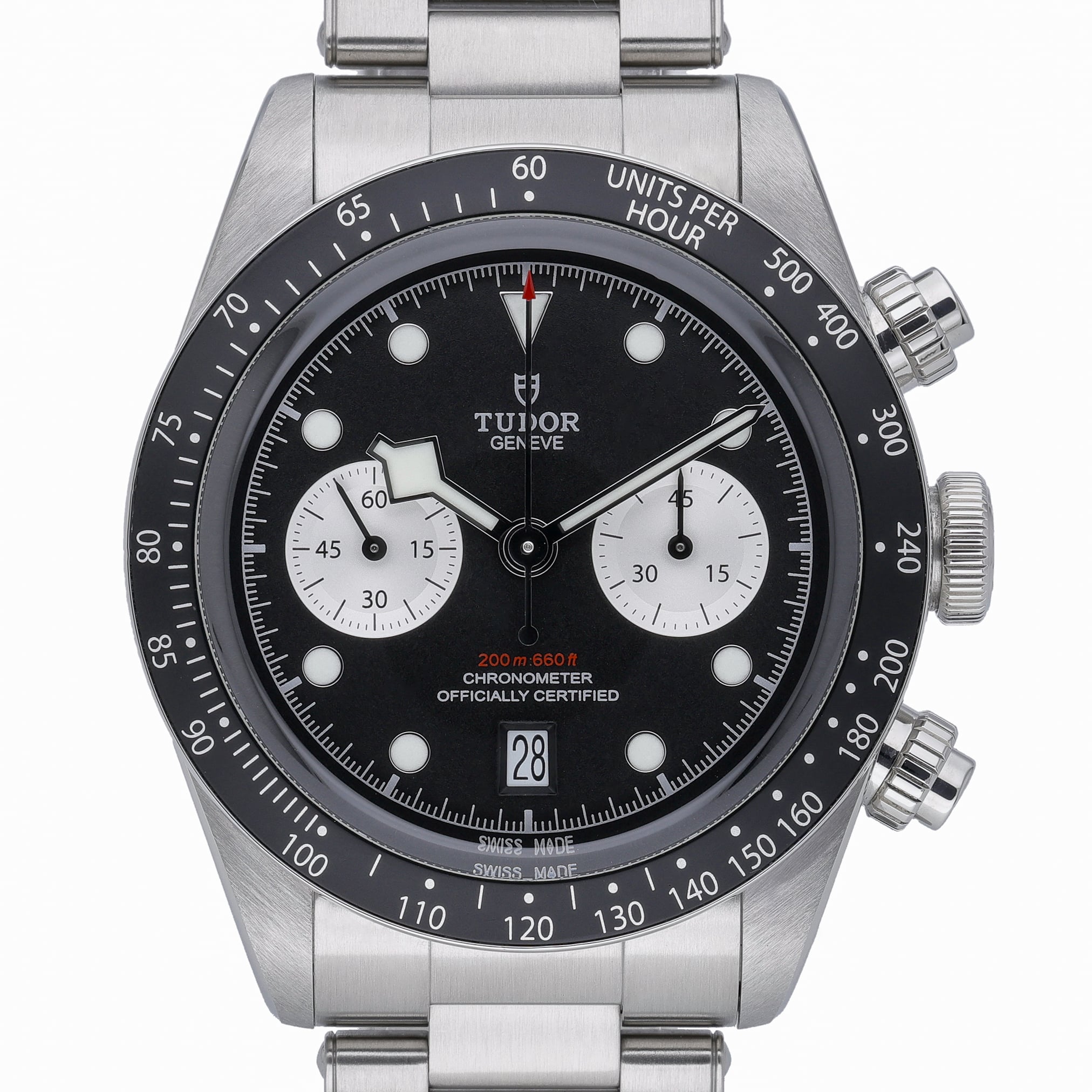 Tudor Black Bay Chrono 79360N Black Dial at Sonning Vintage Watches