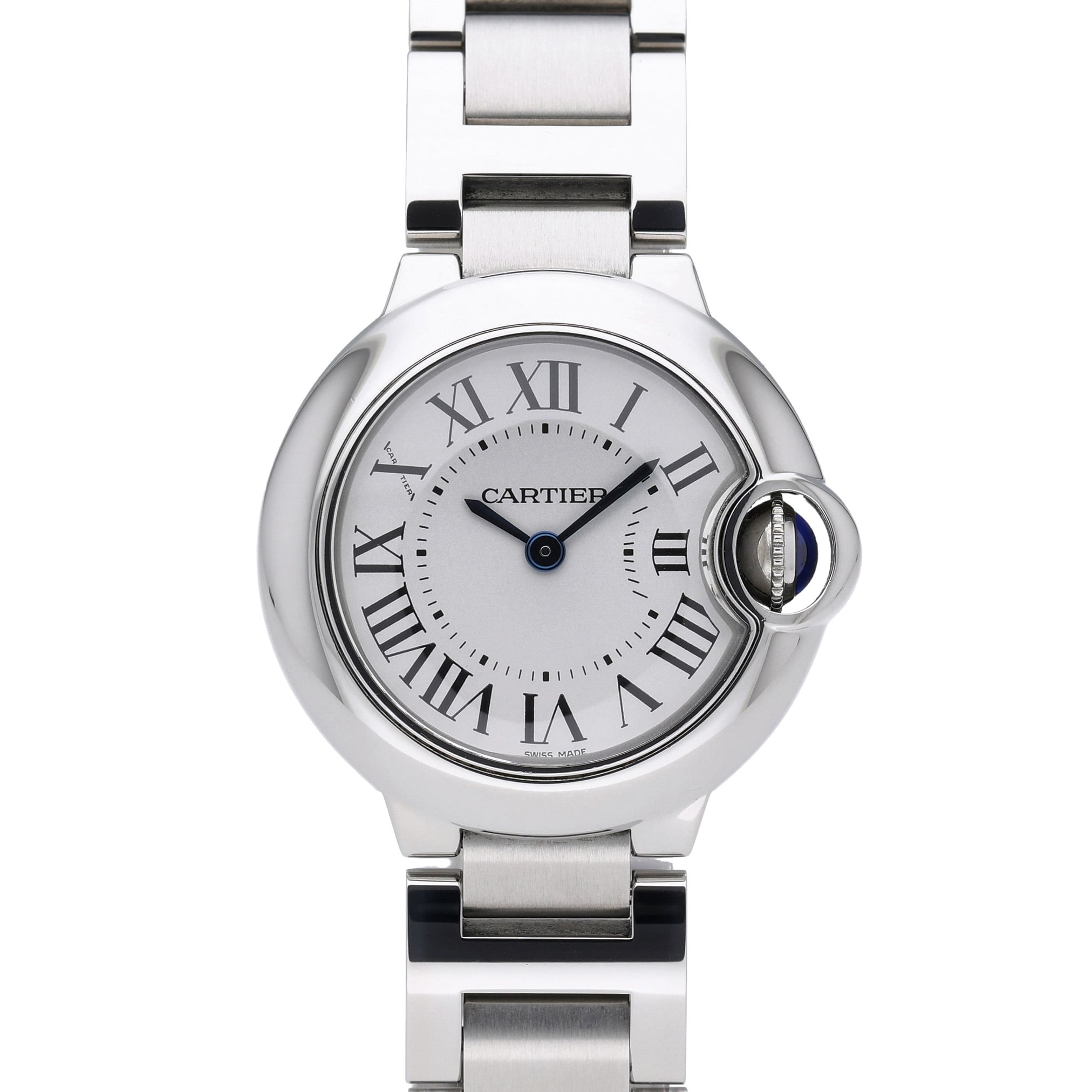 Cartier Ballon Bleu W69010Z4 White Roman Dial at Sonning Vintage Watches