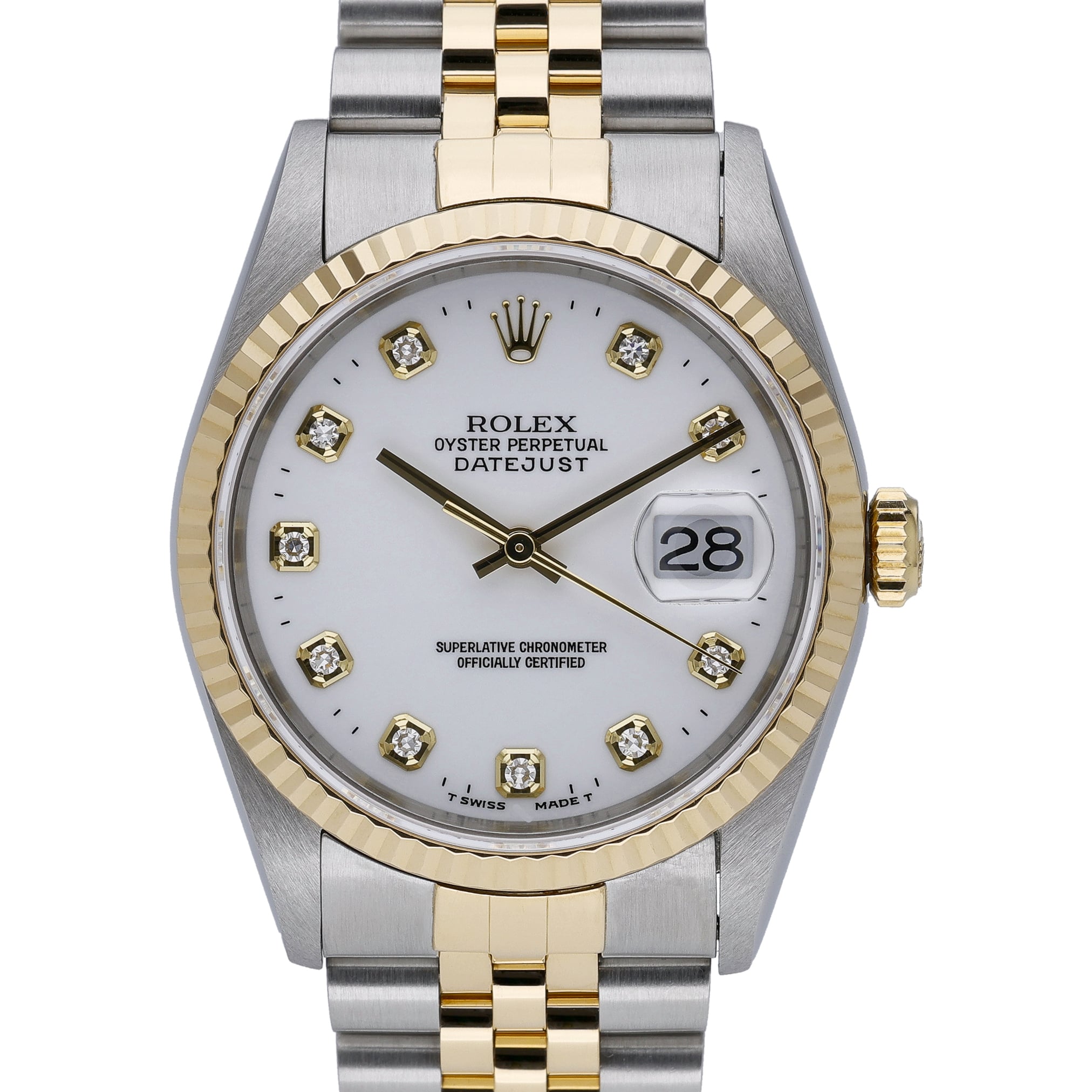 Rolex Datejust 16233 White Dial at Sonning Vintage Watches