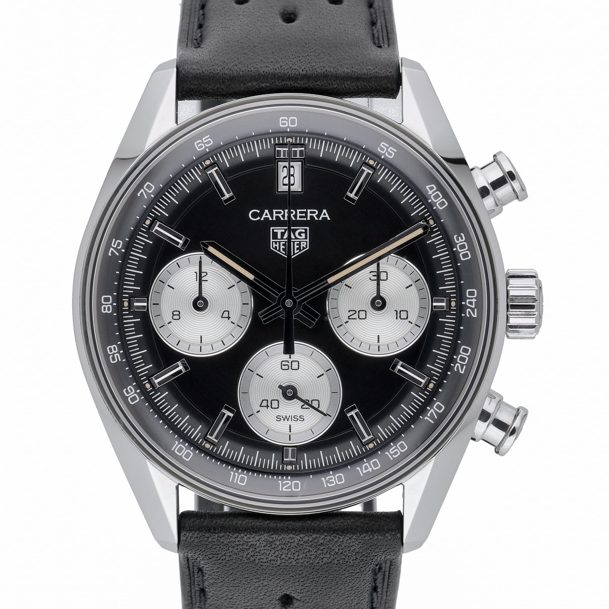 Tag Heuer Carrera Chronograph CBS2210-0 Black Dial at Sonning Vintage Watches