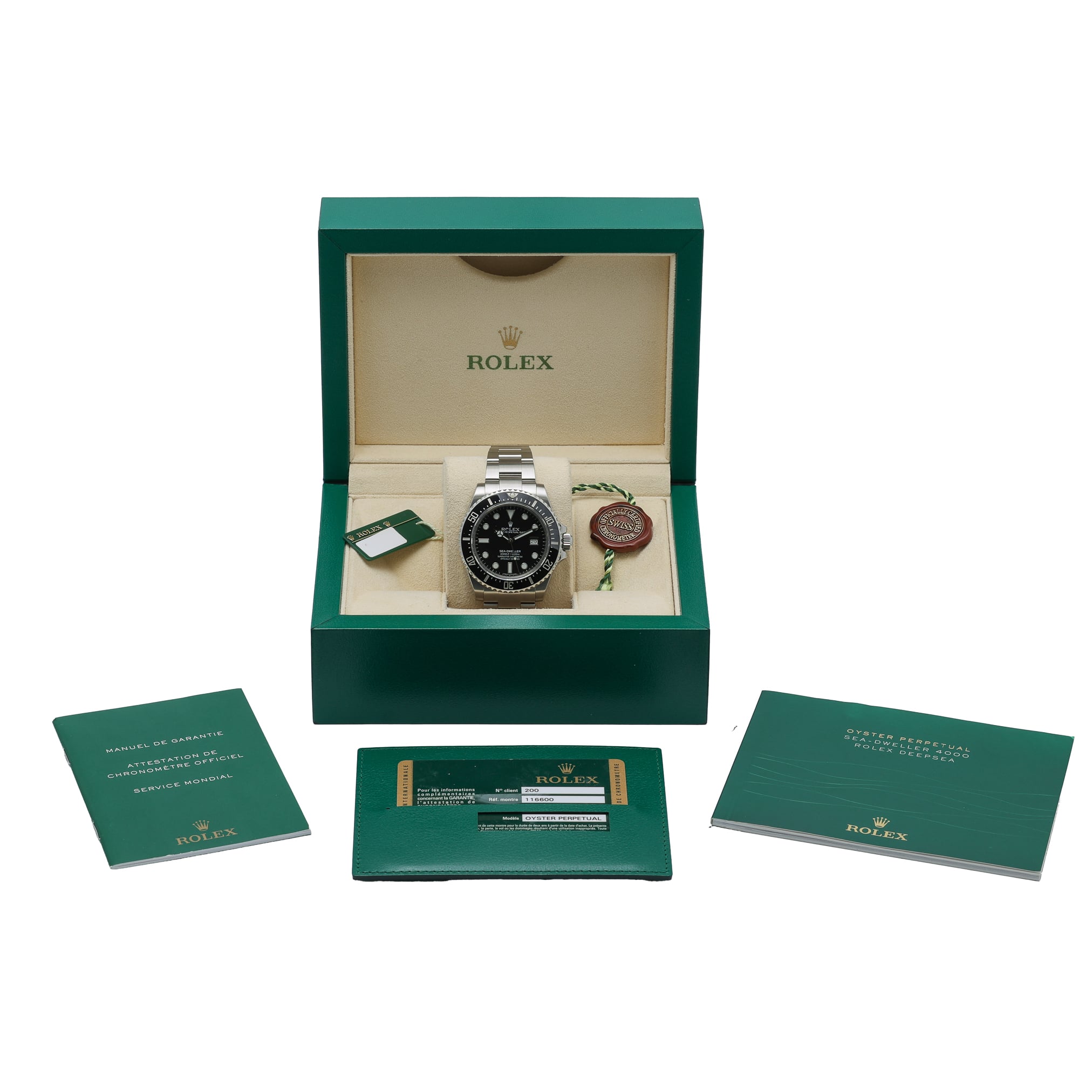 ROLEX SEA-DWELLER 4000 116600 - SKU: 51977 - BQ Watches
