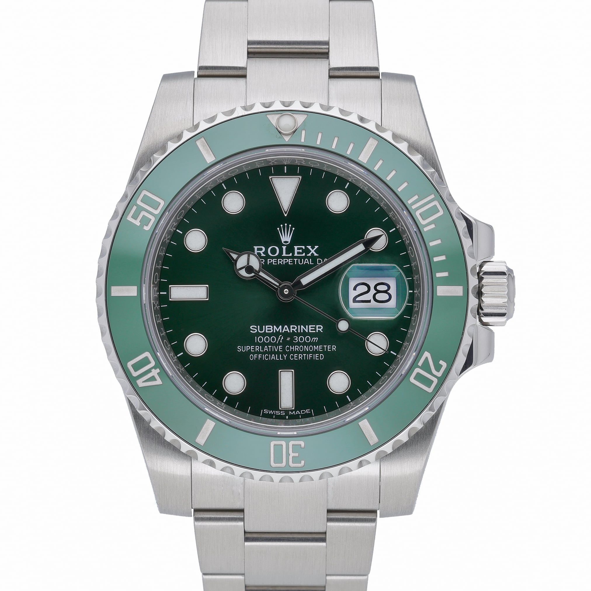 Rolex Submariner 116610LV Green Dial at Sonning Vintage Watches
