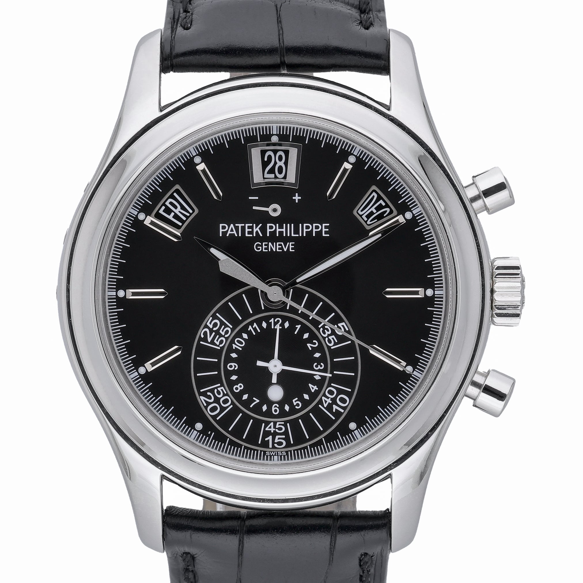 Patek Philippe Annual Calendar 5960P-016 Black Dial at Sonning Vintage Watches