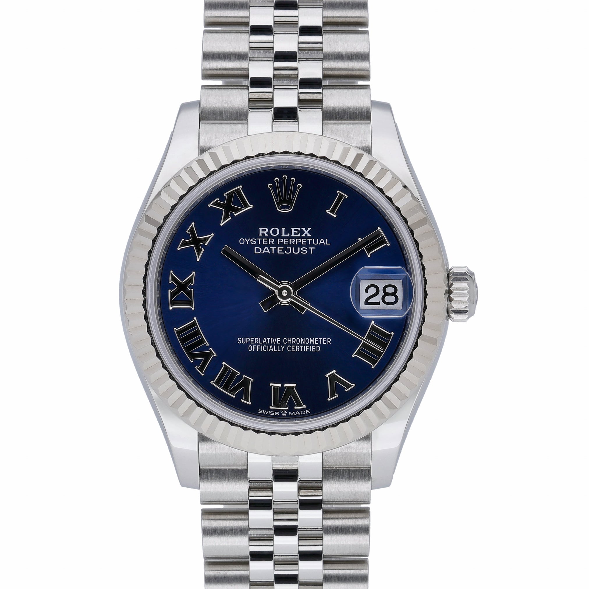 Rolex Datejust 278274 Blue Roman Dial at Sonning Vintage Watches