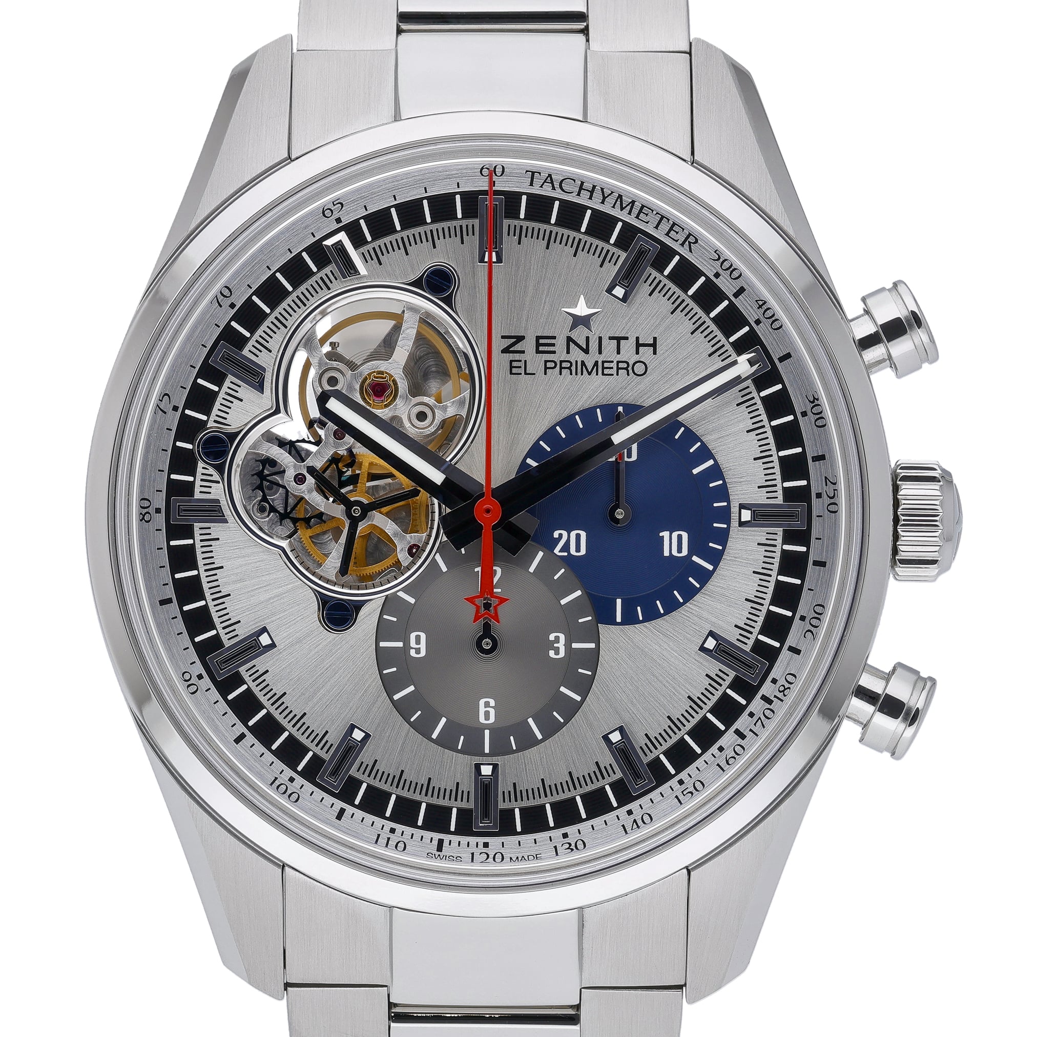 Zenith El Primero Chronomaster 03.2040.4061/69.M2040 Silver Dial at Sonning Vintage Watches