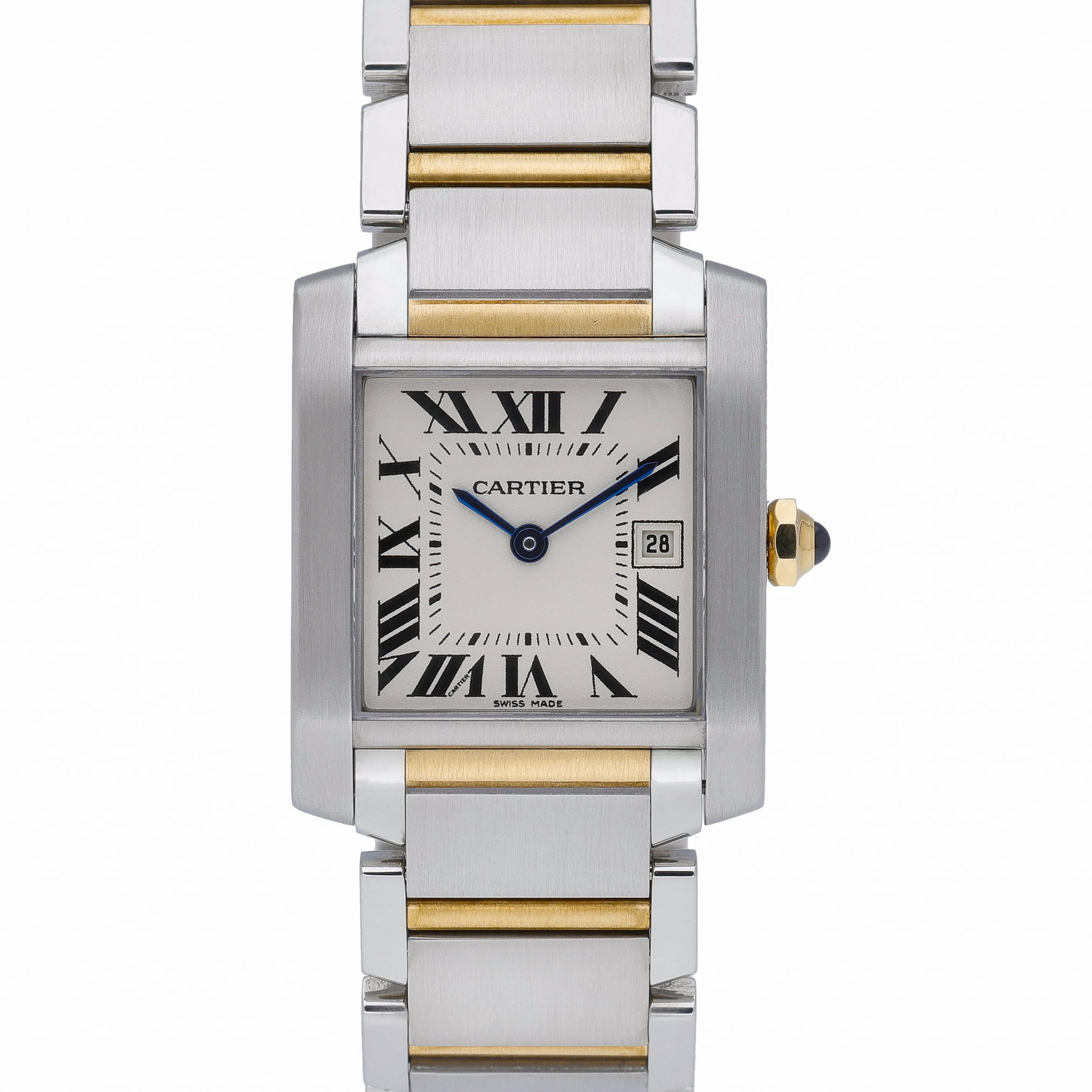 Cartier Tank Francaise 2465 White Dial at Sonning Vintage Watches