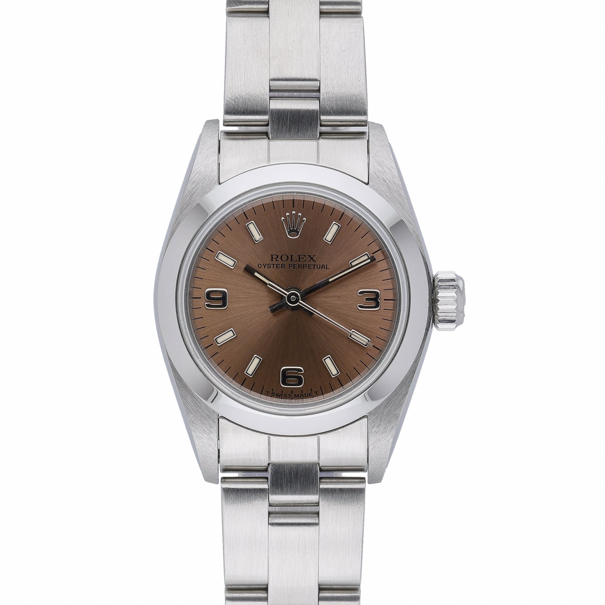 Rolex Oyster Perpetual 67180 Salmon Dial at Sonning Vintage Watches