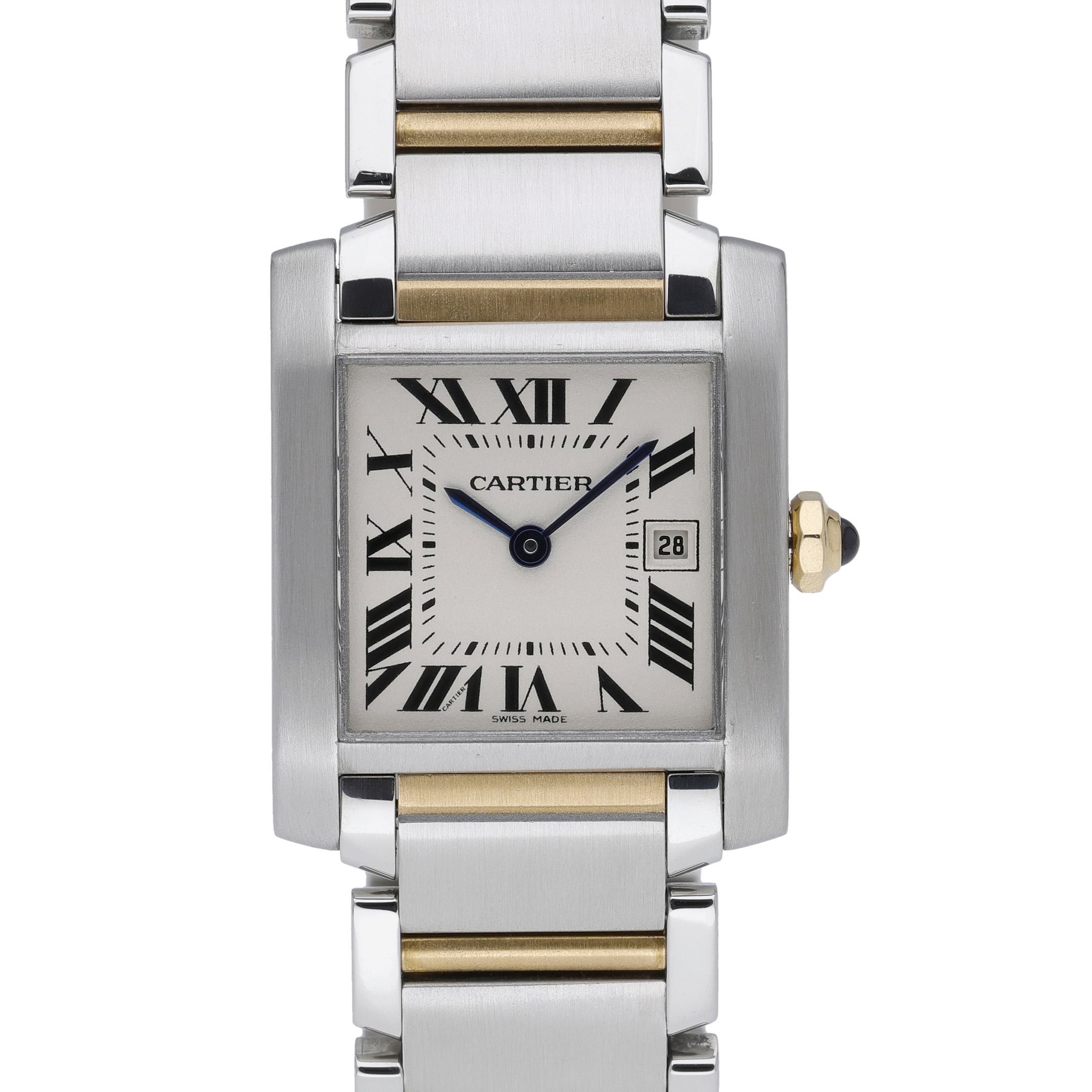 Cartier Tank Francaise 2465 White Dial at Sonning Vintage Watches
