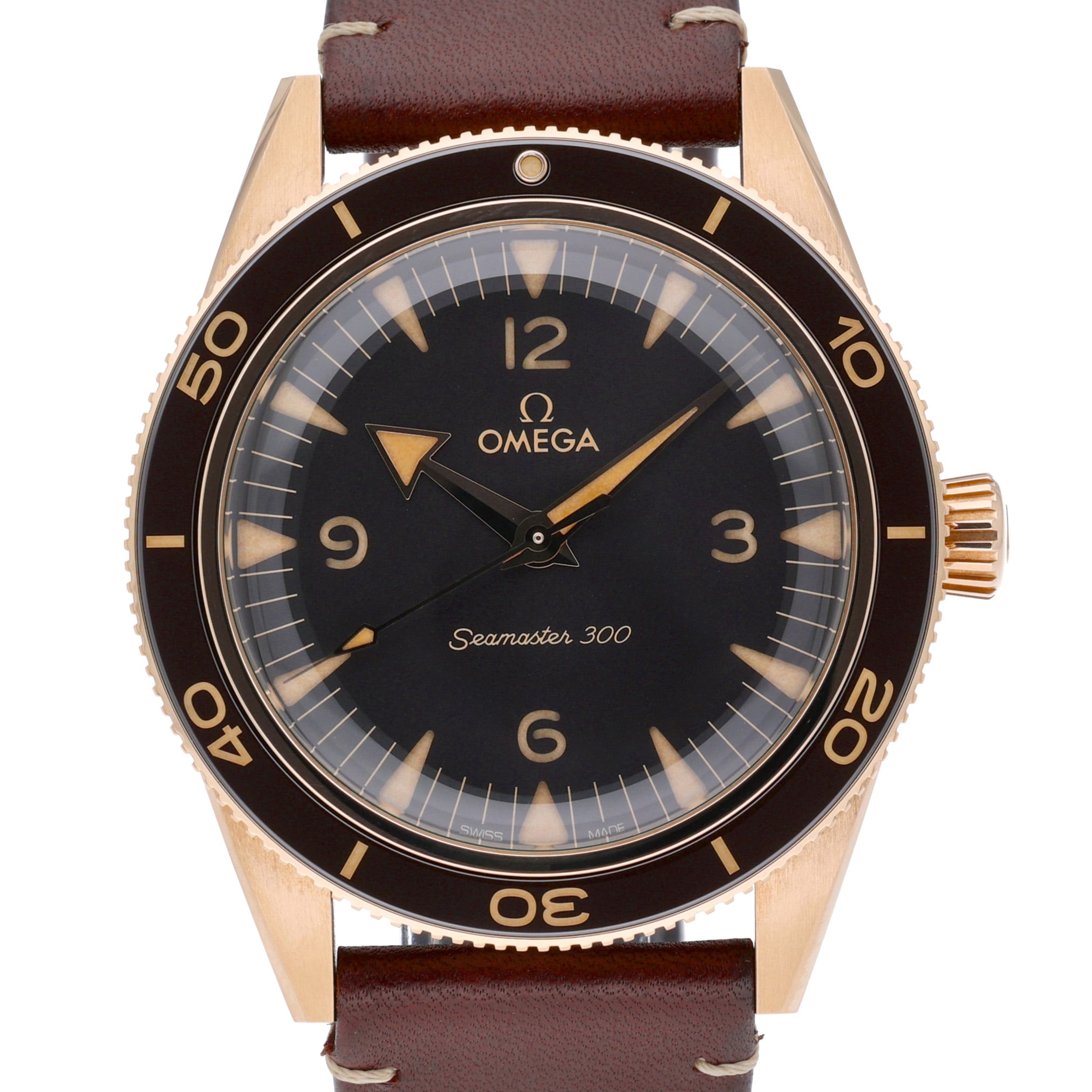 Omega Seamaster  234.92.41.21.10.001 Brown Dial Dial at Sonning Vintage Watches