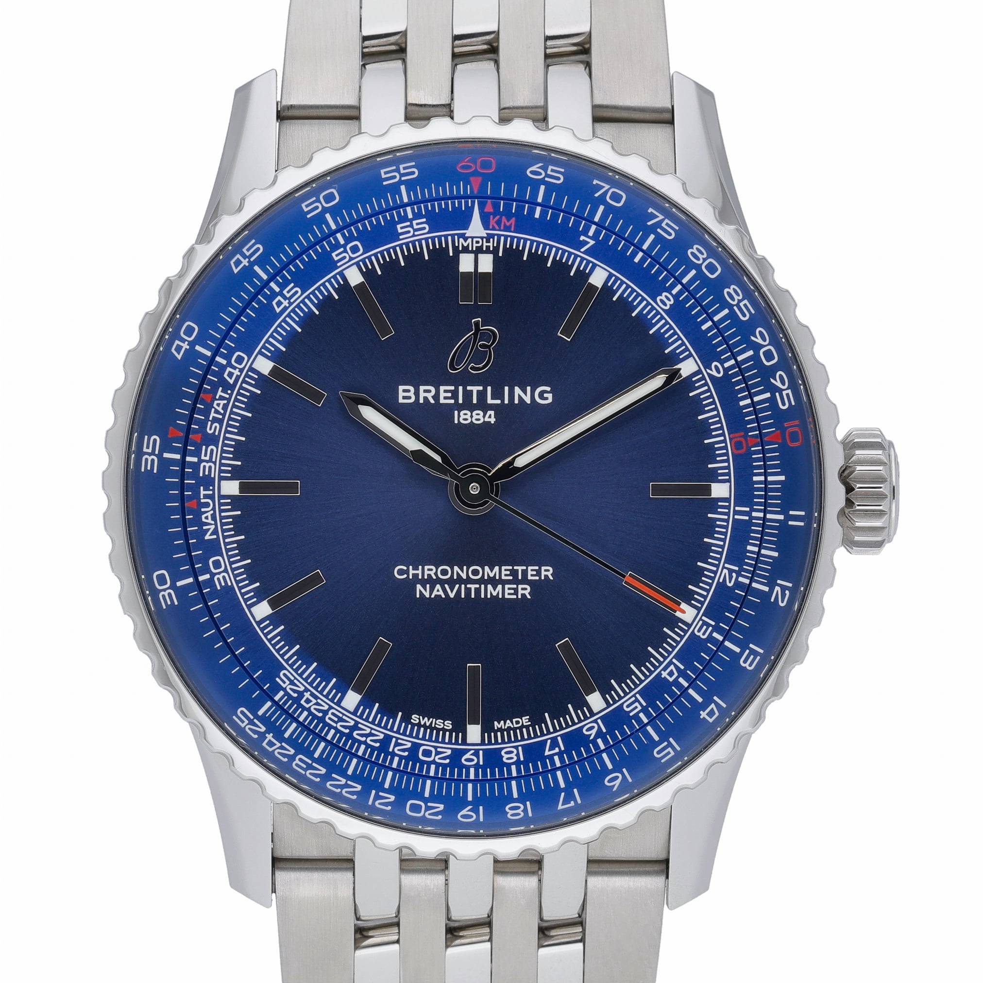 Breitling Navitimer A17329 Blue Dial at Sonning Vintage Watches