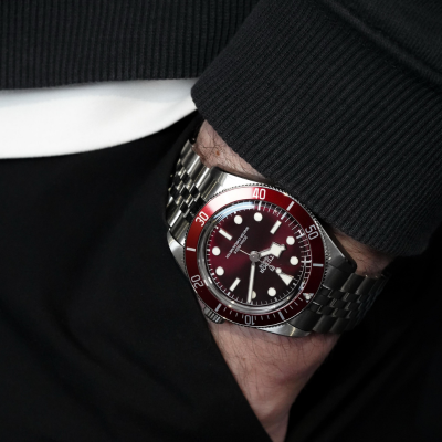 Gmt Master Wrist Tudor Black Bay Red Review Black Bay 58 39mm