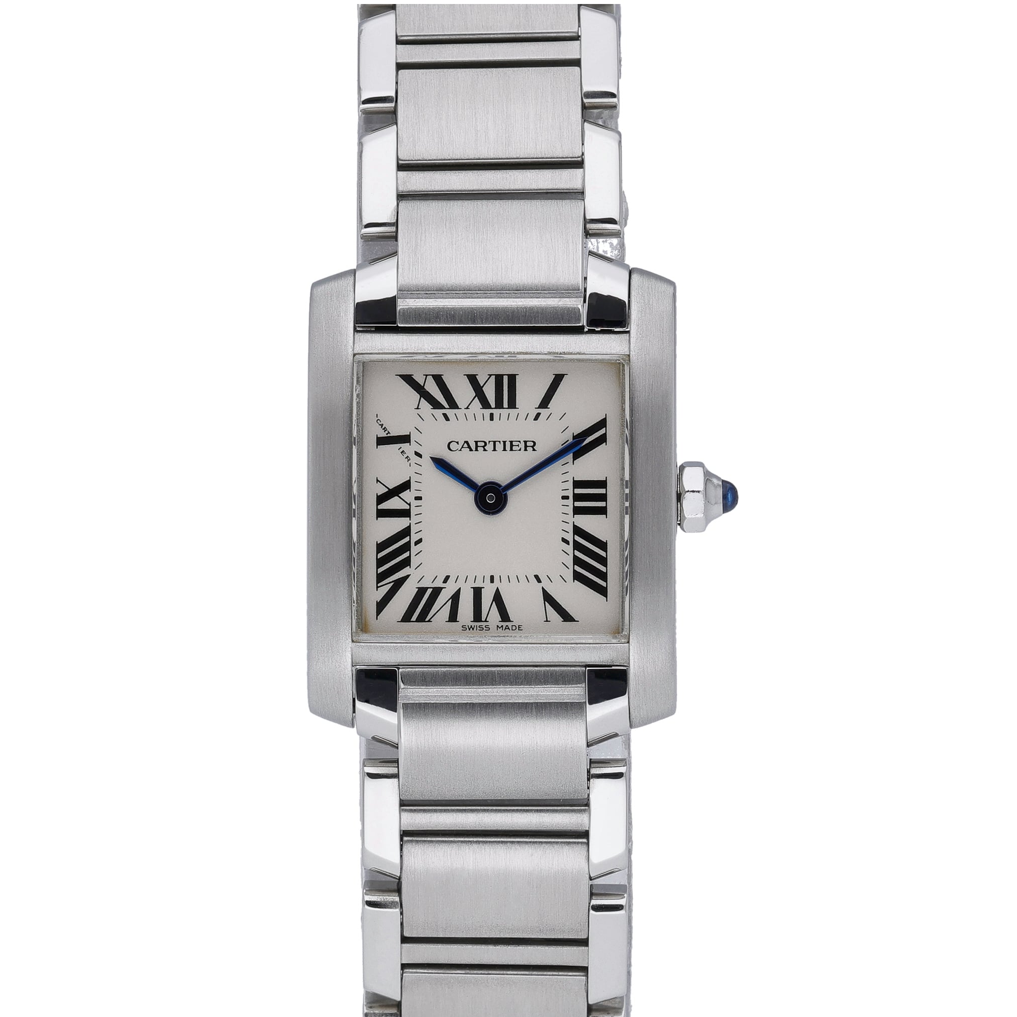 Cartier Tank Francaise 2384 White Dial at Sonning Vintage Watches