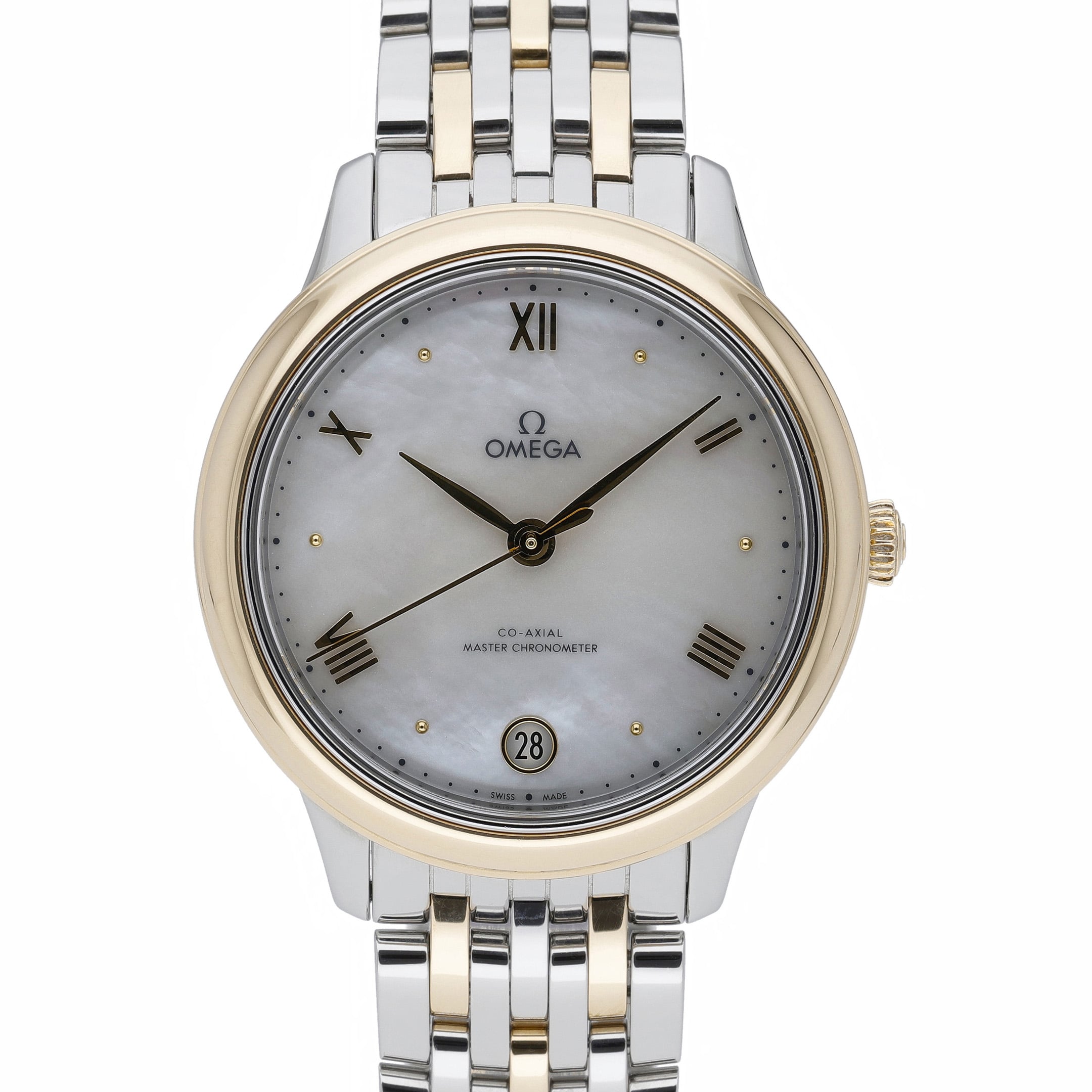 Omega De Ville Prestige 434.20.34.20.05.002 Mother of Pearl Dial at Sonning Vintage Watches