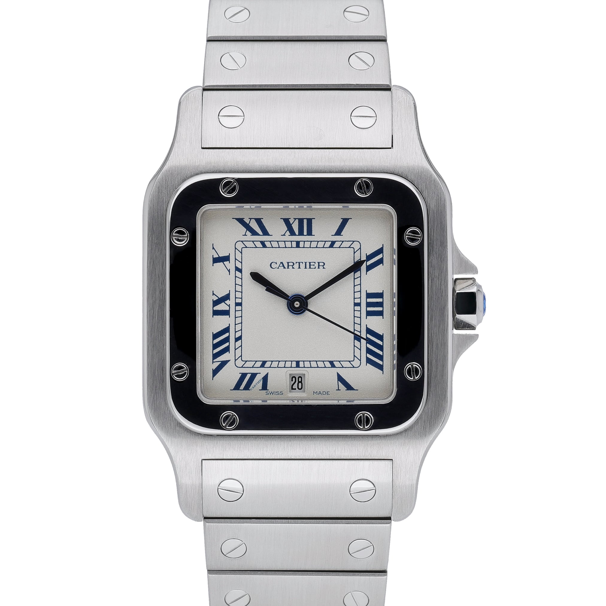 Cartier Santos Galbee 987901 Cream Dial at Sonning Vintage Watches