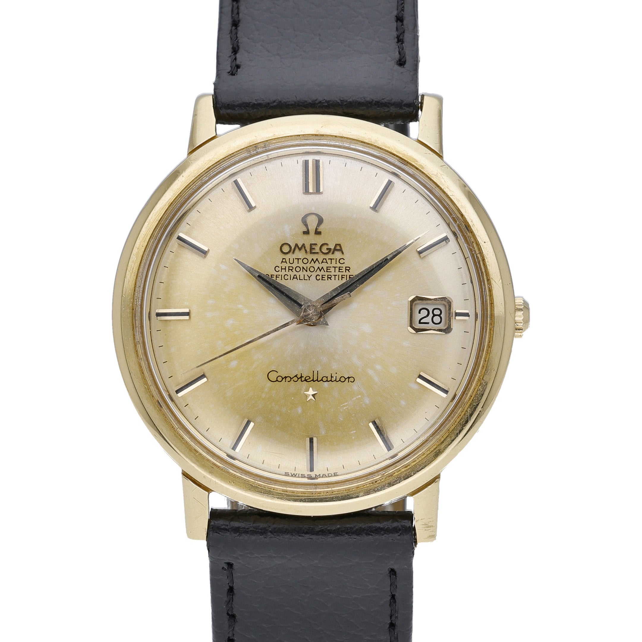 Omega Seamaster Golden Dial at Sonning Vintage Watches
