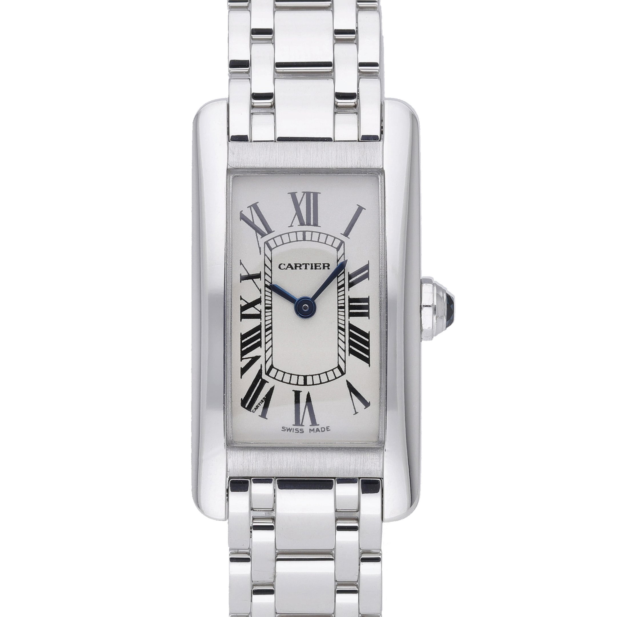 Cartier Tank Américaine 2489 White Dial at Sonning Vintage Watches