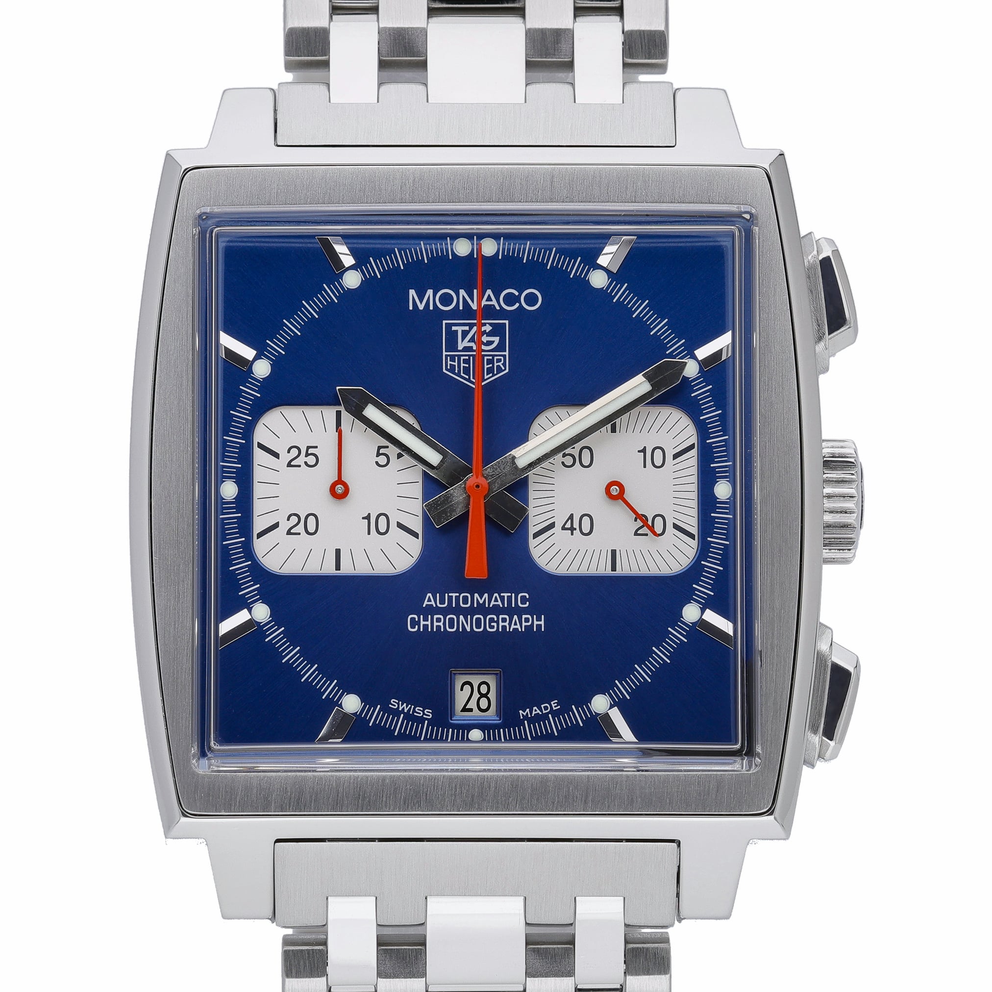 Tag Heuer Monaco CW2113-0 Blue Dial at Sonning Vintage Watches