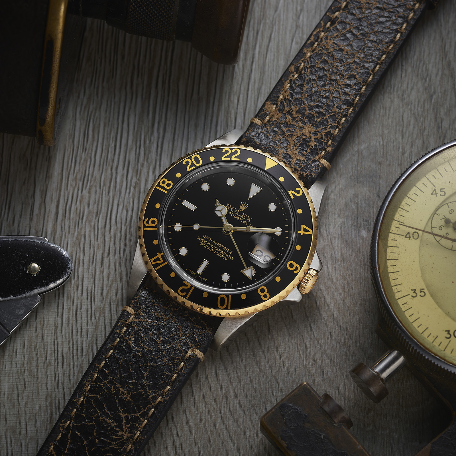 ROLEX GMT-MASTER II 16713 SKU: 44876 BQ Watches