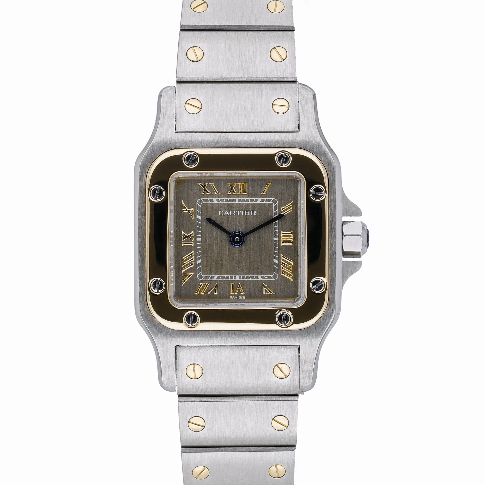 Cartier Santos 1567 Grey Dial at Sonning Vintage Watches